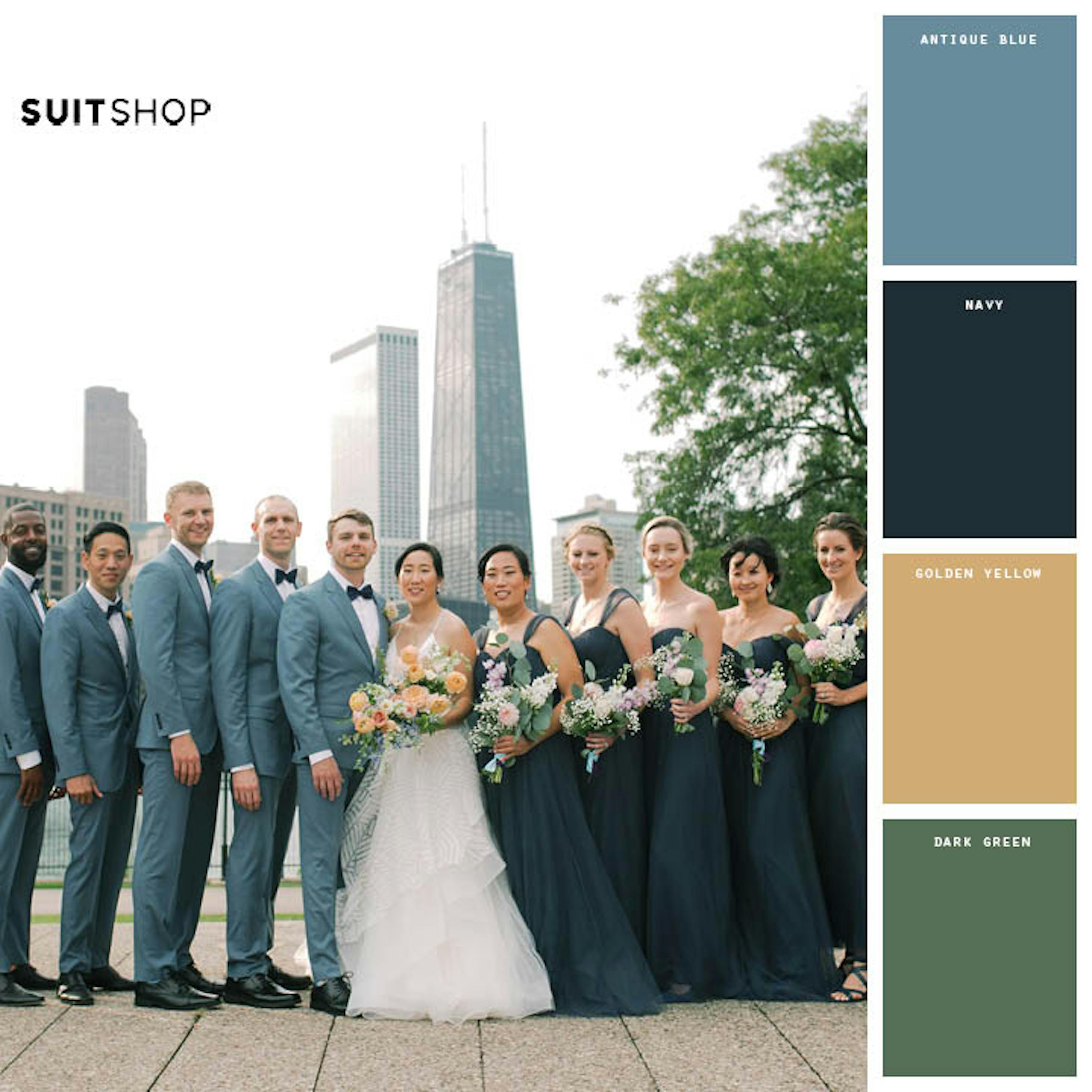 green wedding colors