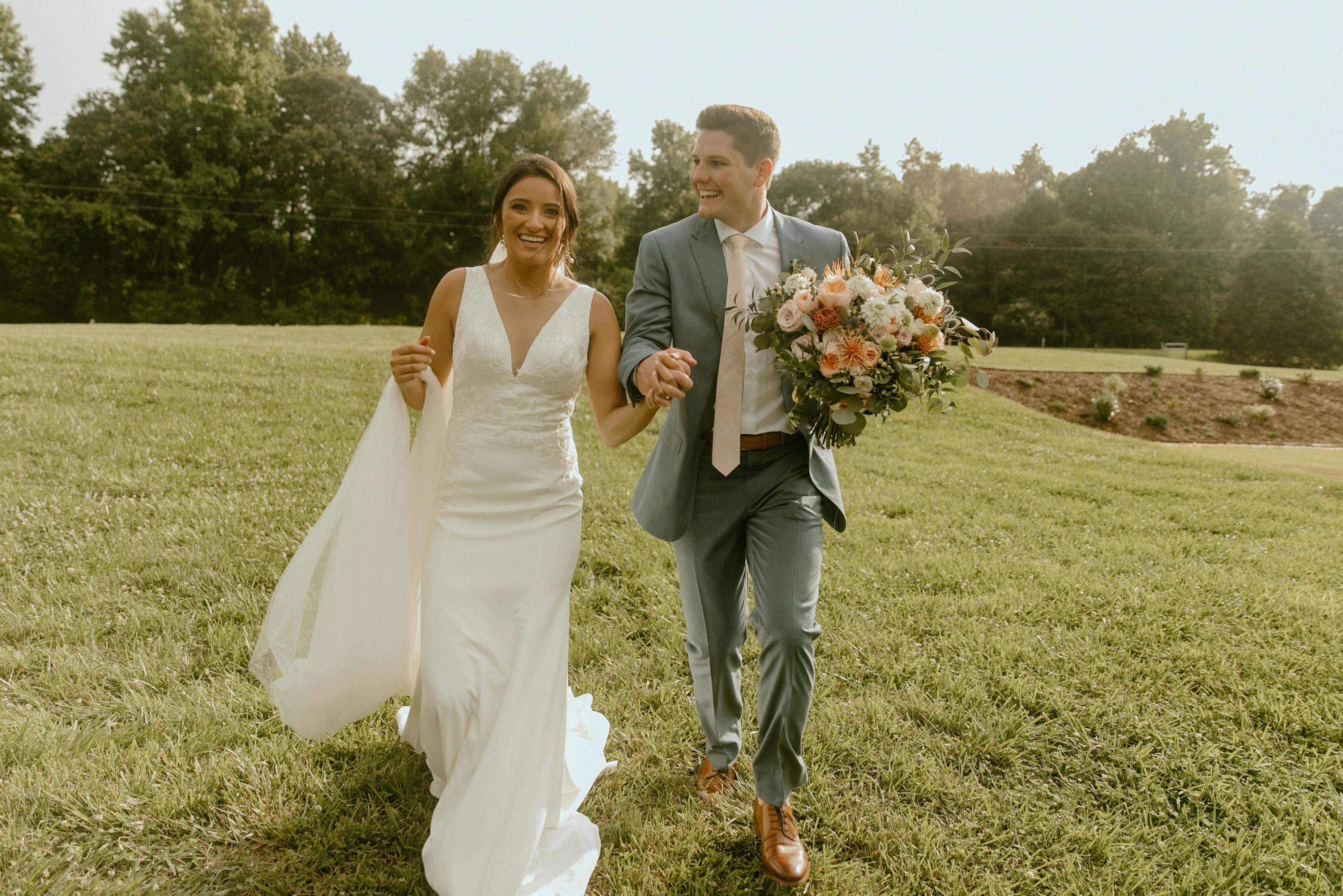 bride and groom photos