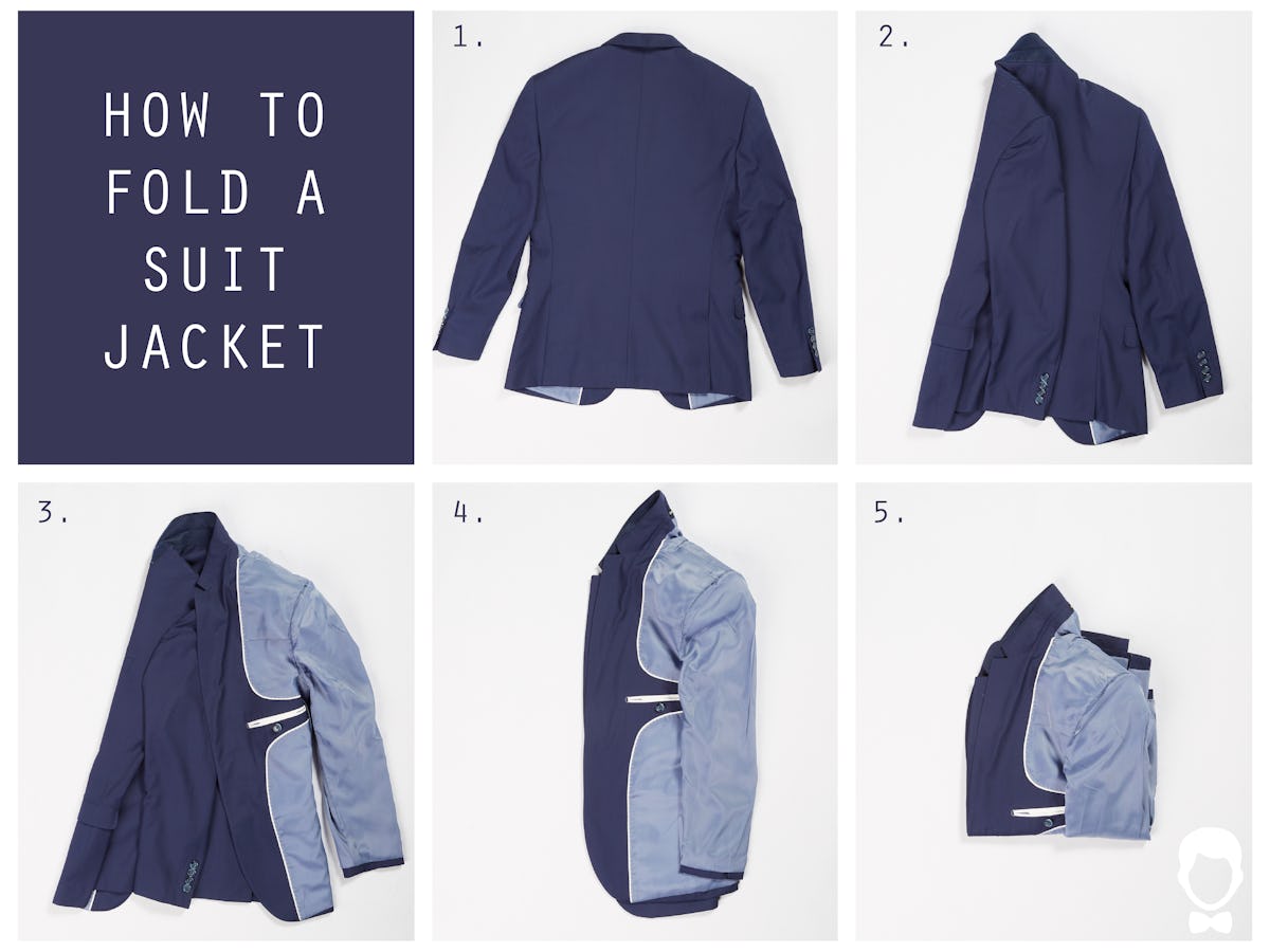 how to fold a suit jacket