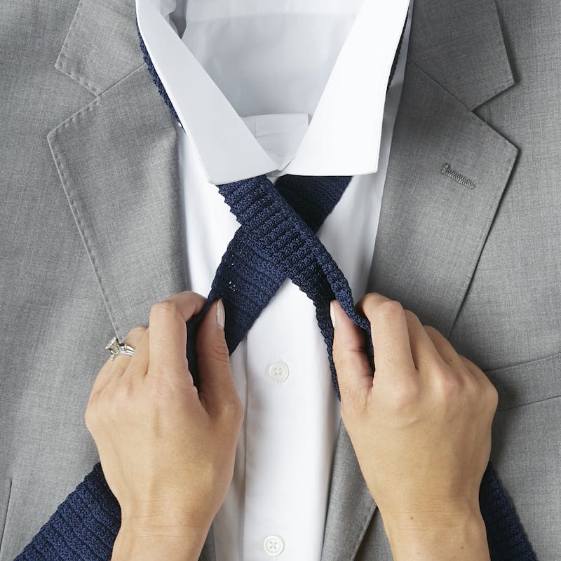 how to wear knit ties with your wedding attire for men