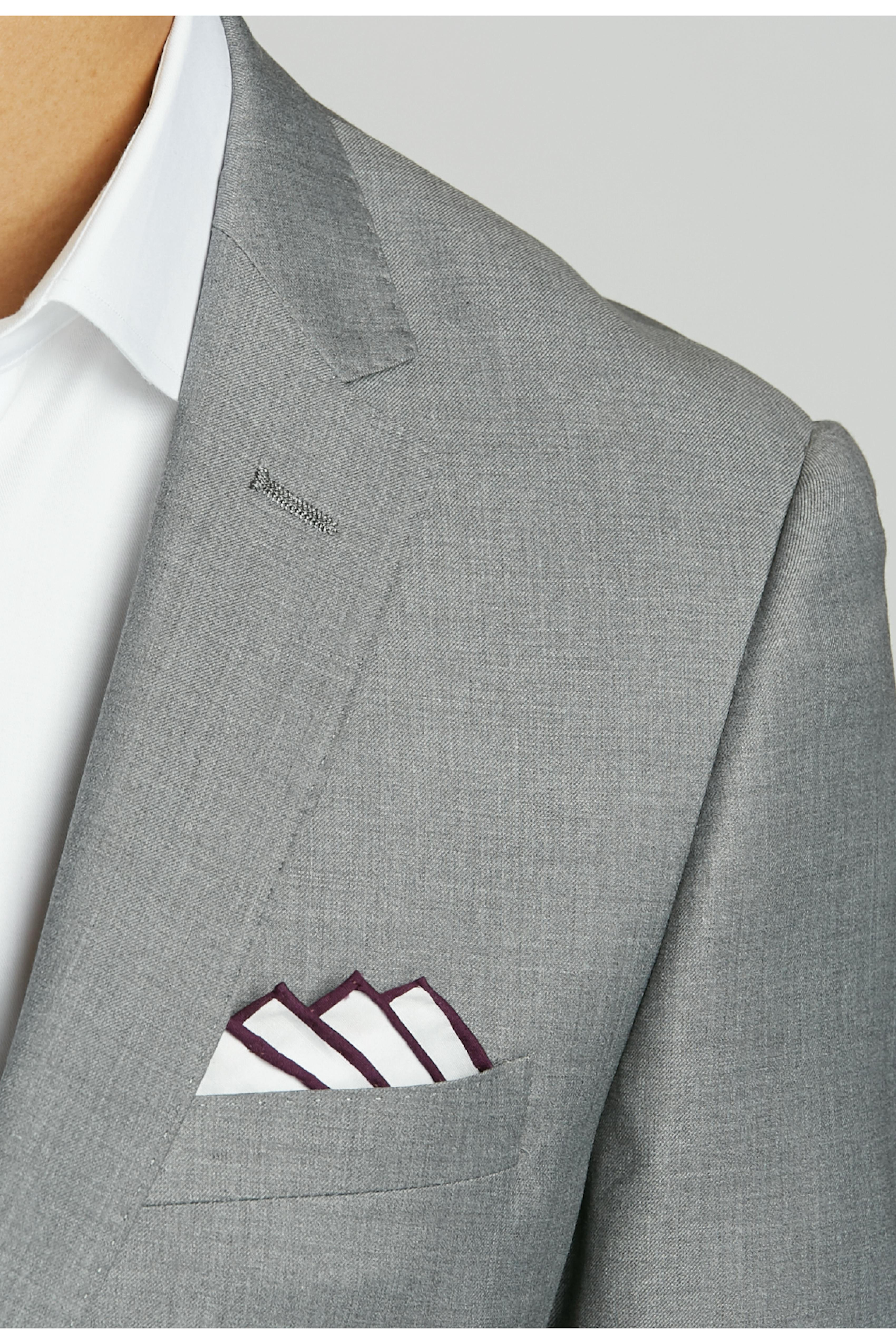 men's gray wedding suit