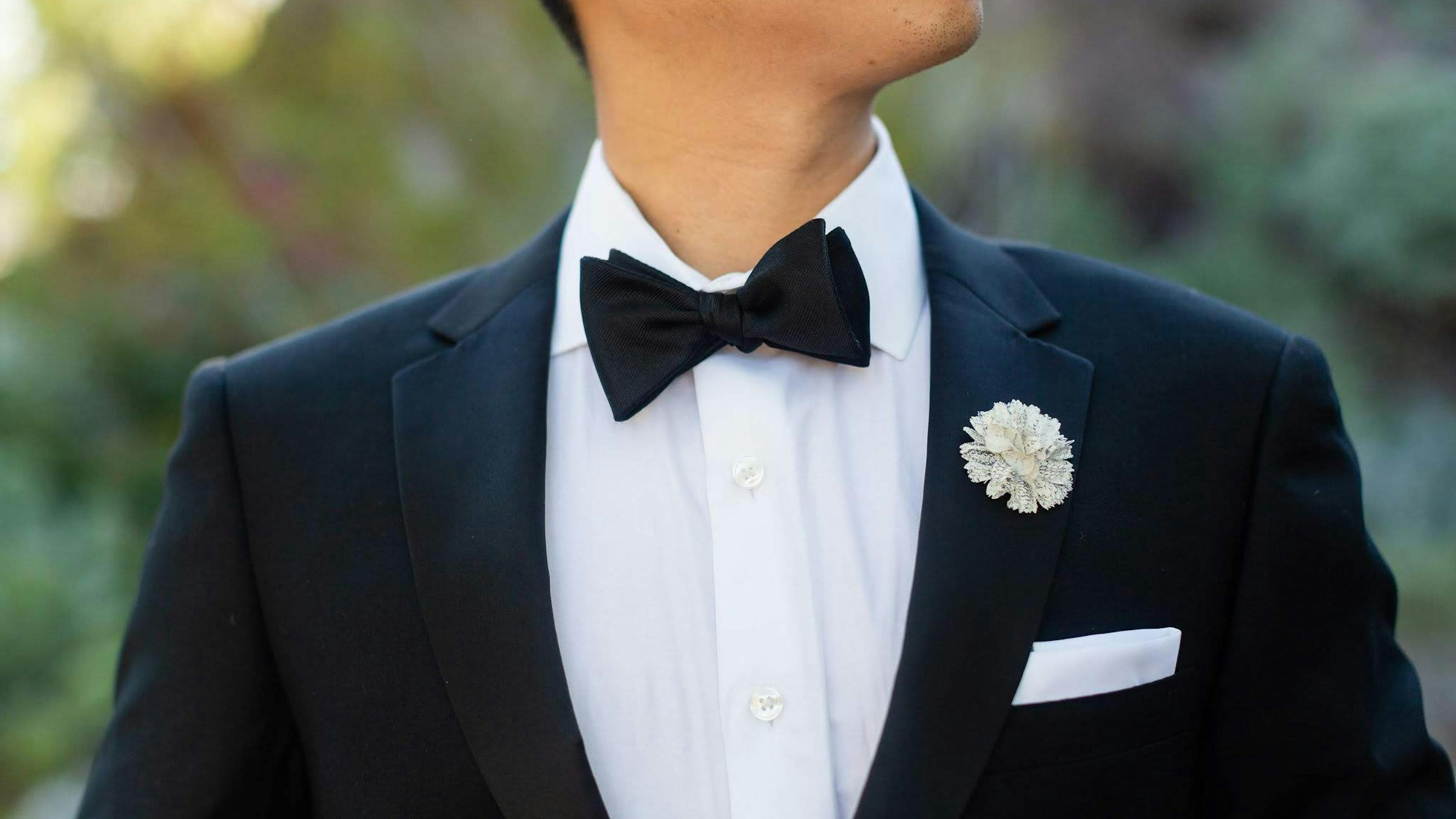 Tips for wearing a pocket square with your wedding suit or tuxedo