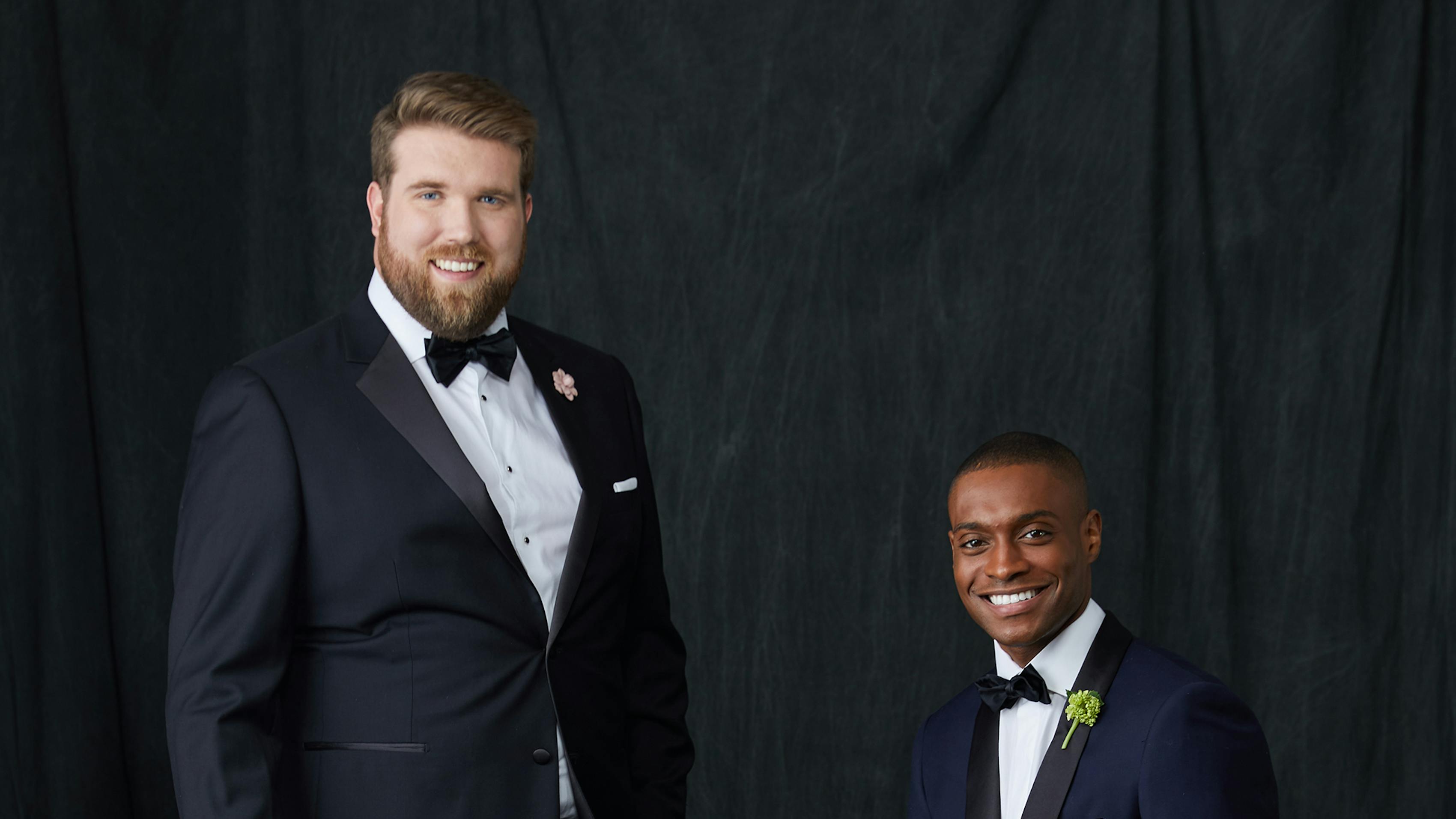 How to decide between a suit vs tuxedo for your wedding