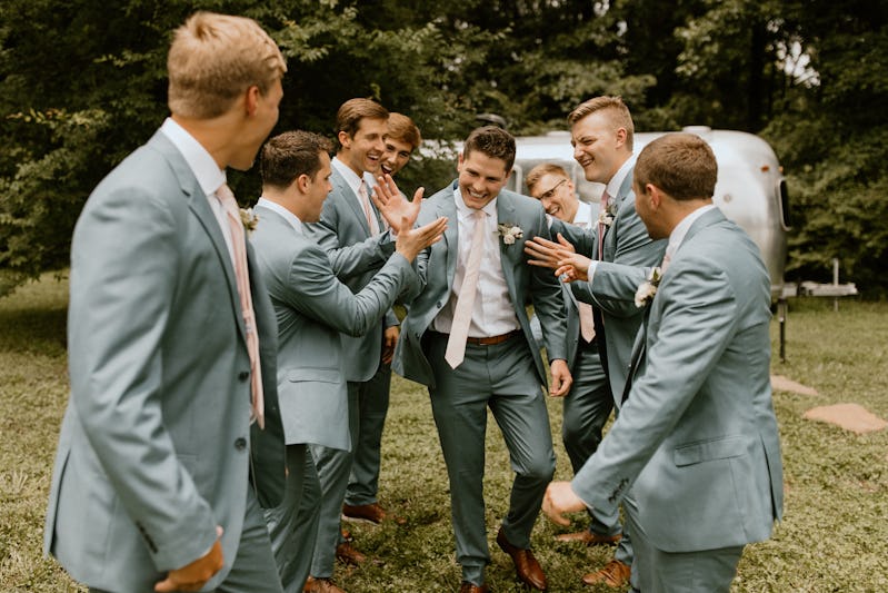 light blue groomsmen suits