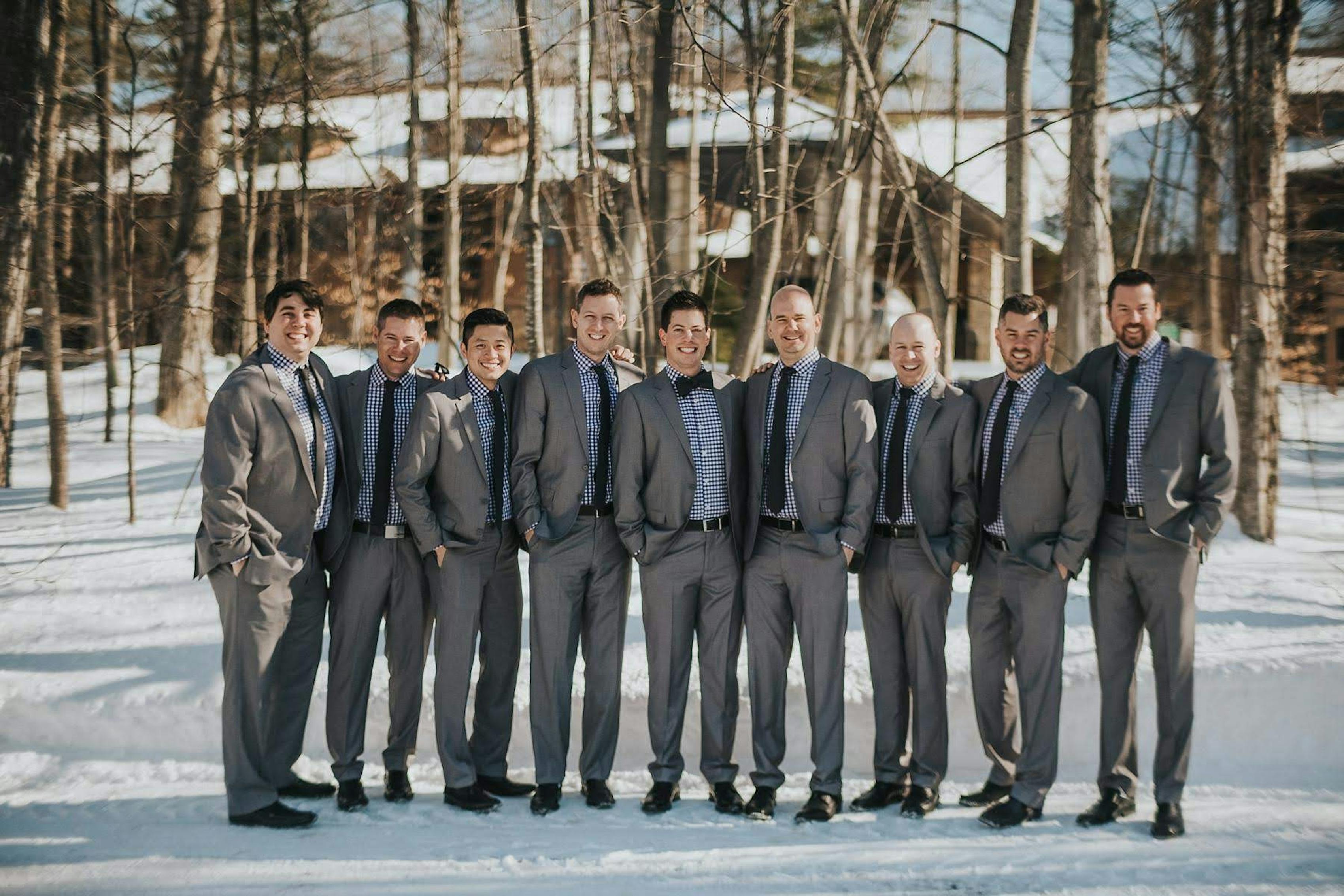 Groom's Winter Wedding Style