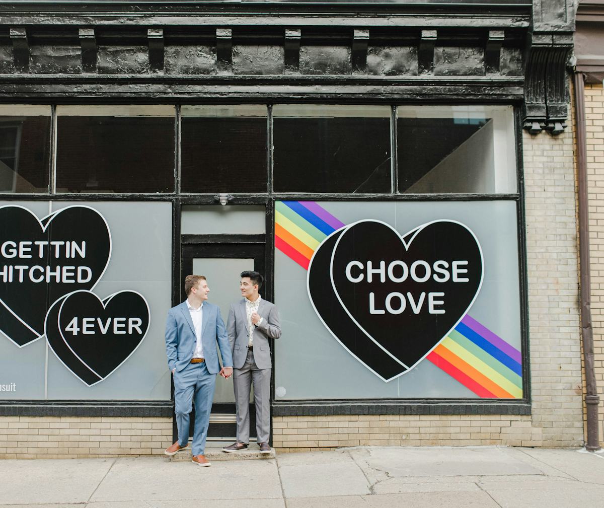 Choose Love suit fitting