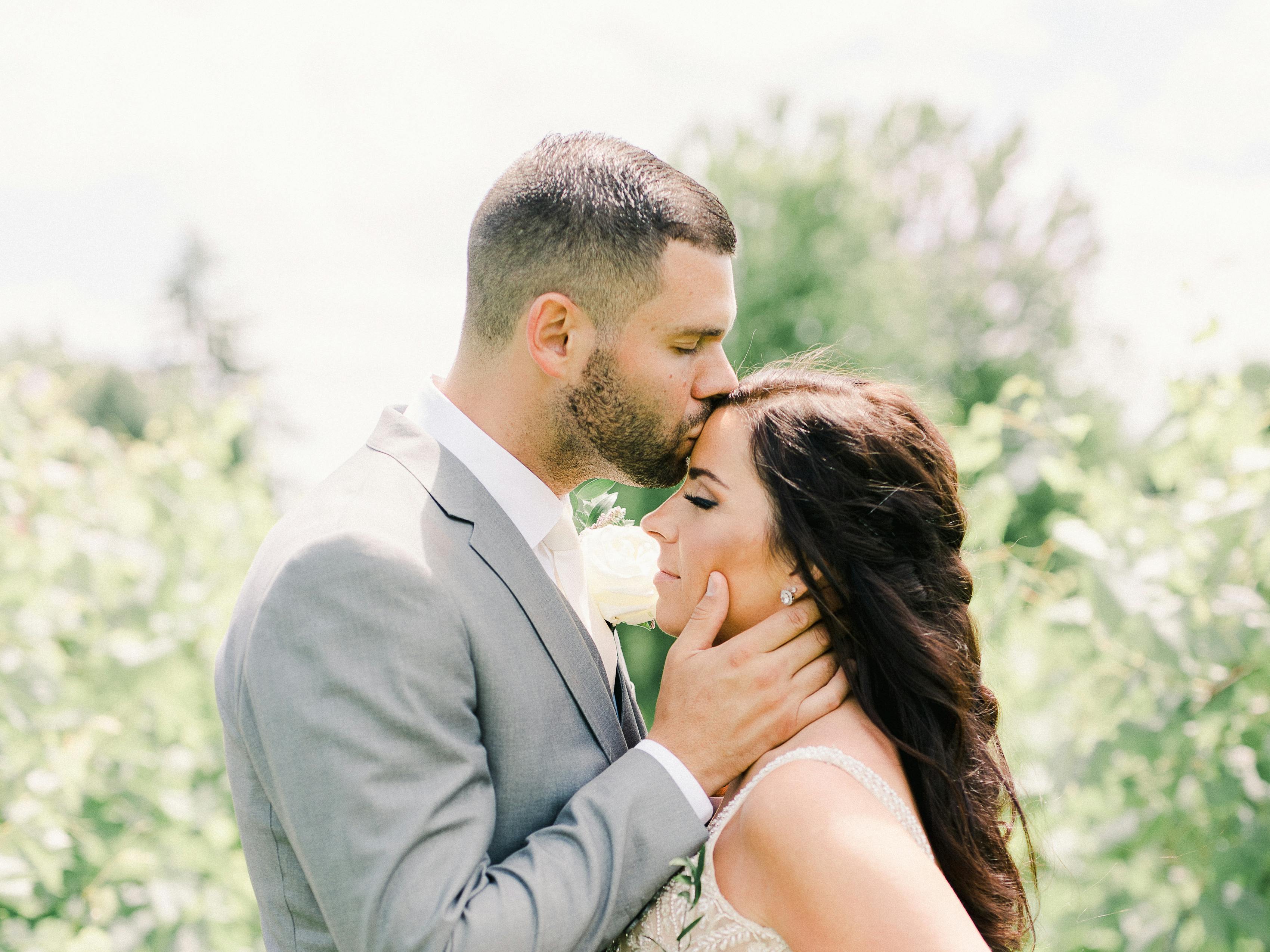 light gray wedding suits