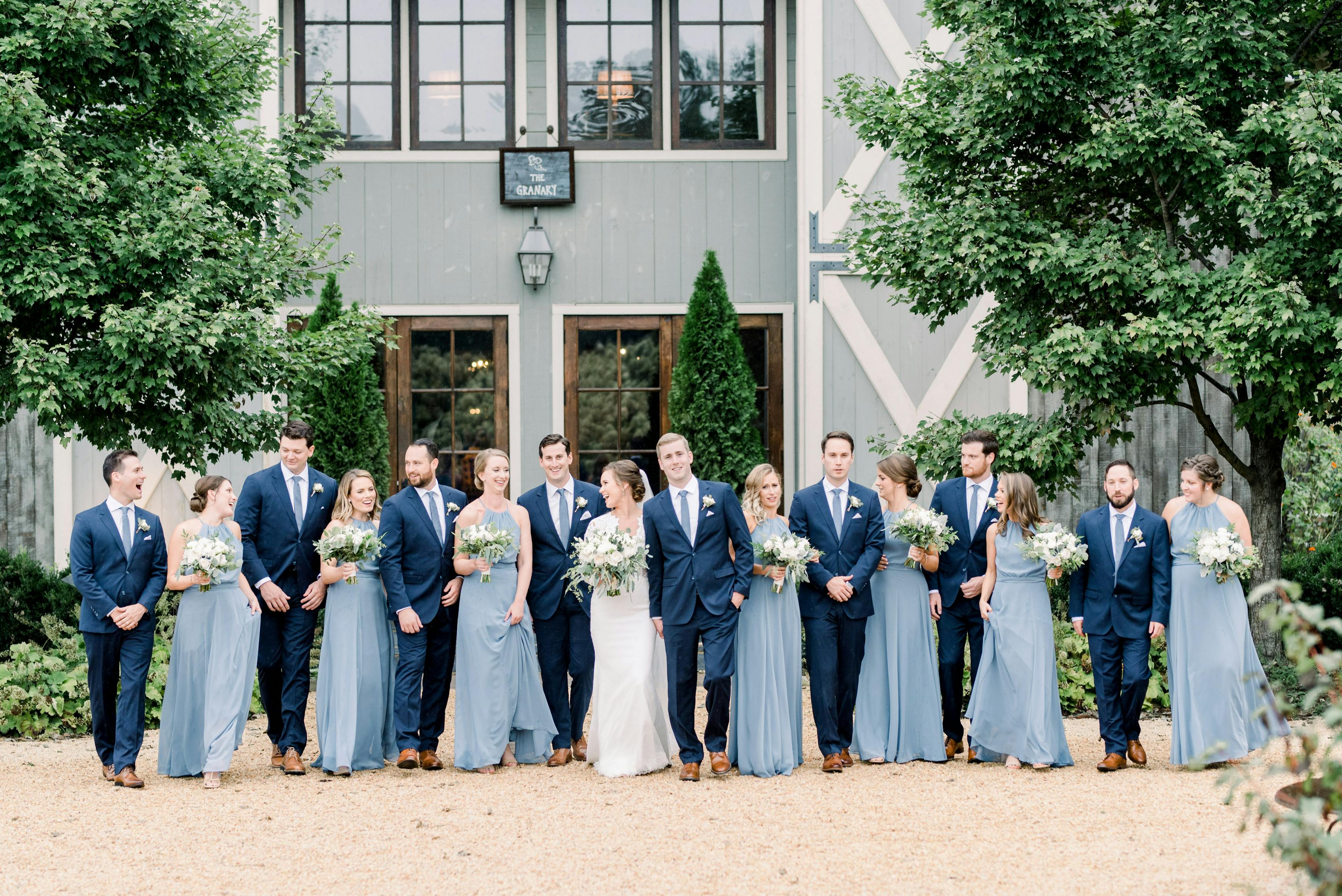 Navy blue wedding suits for men