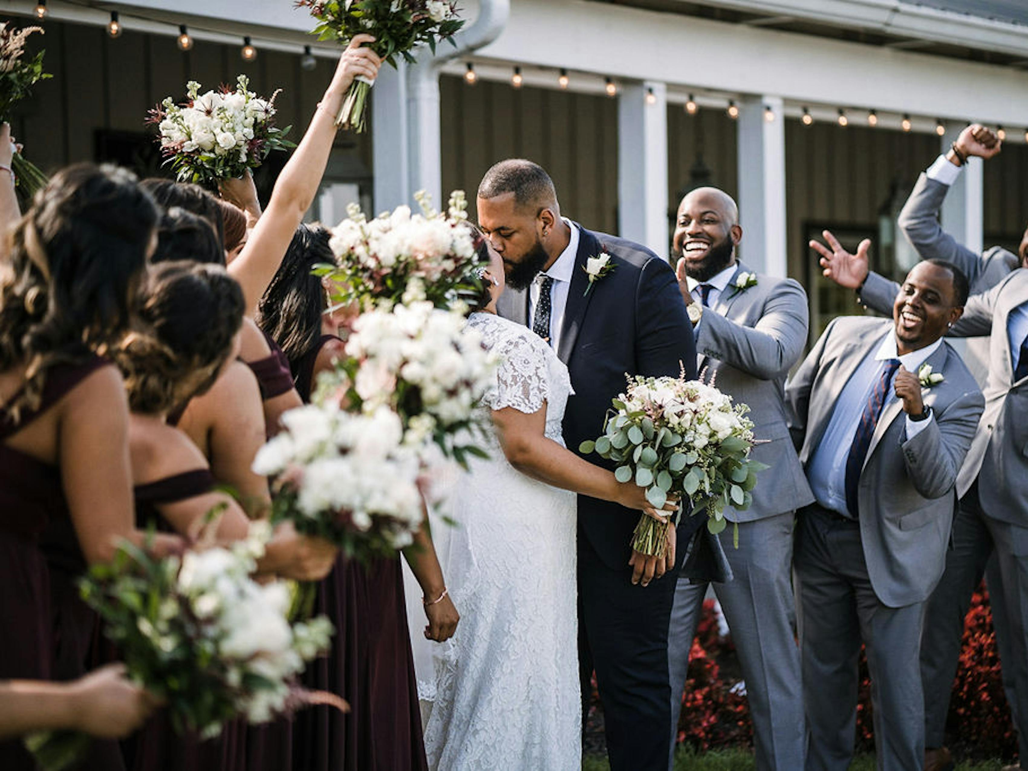 the groomsman suit real weddings