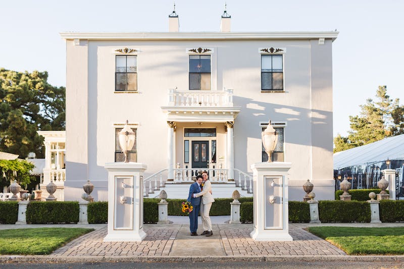 Beautiful garden wedding mansion venue.