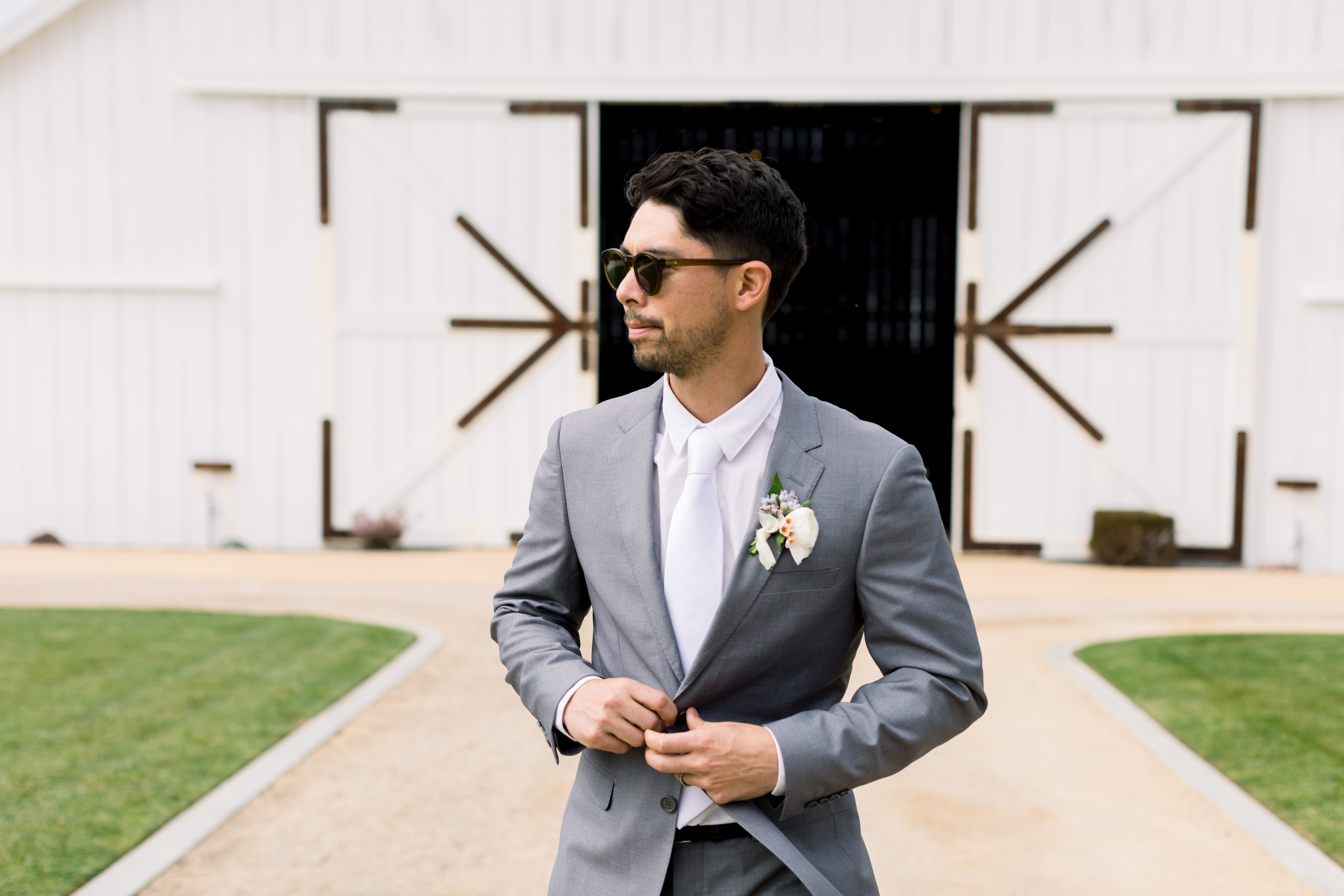 Barn wedding attire for male guests best sale