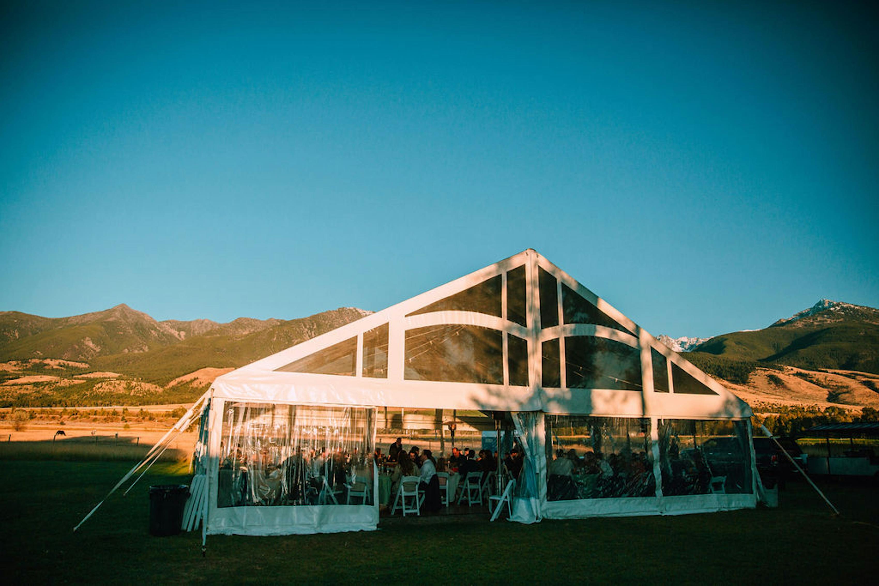 tent wedding