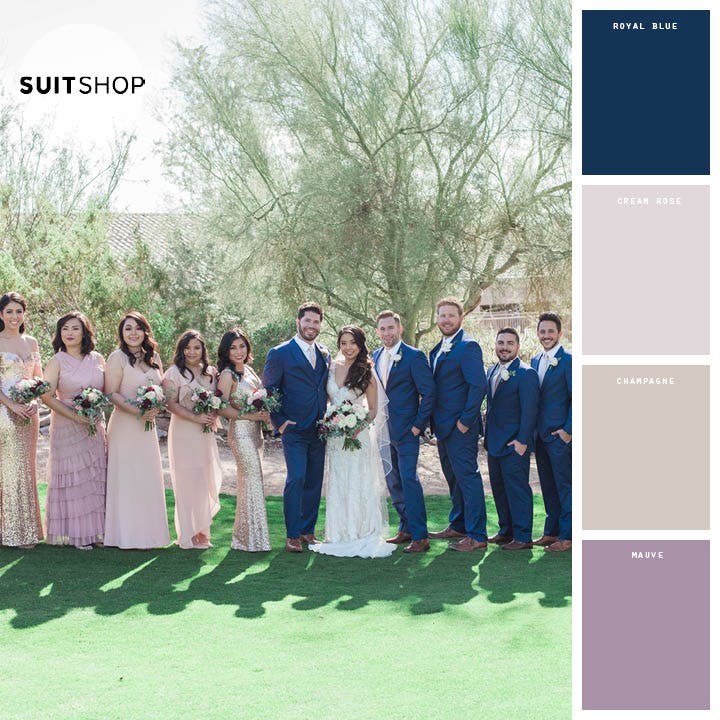 purple wedding color palette