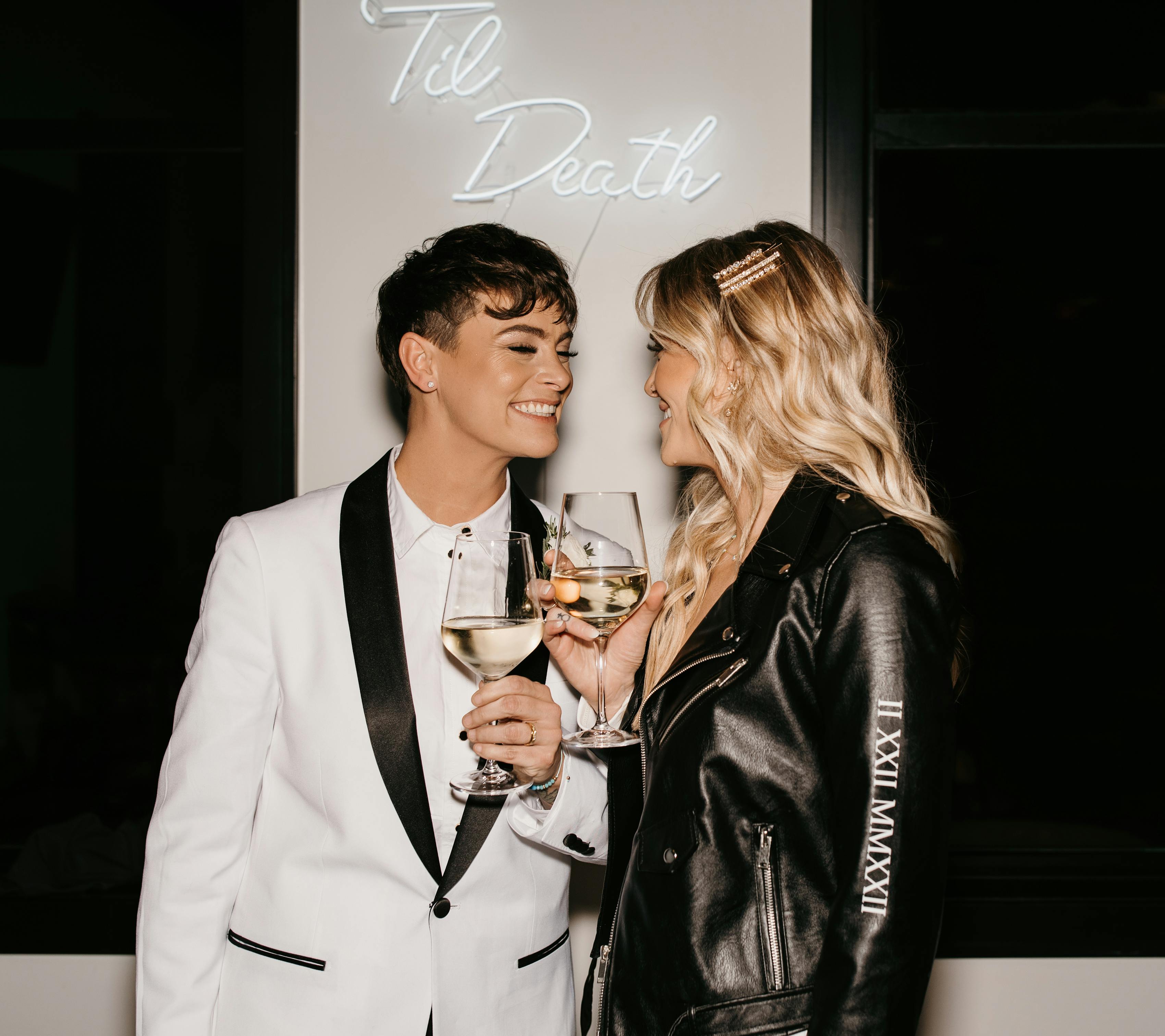 leather wedding jacket