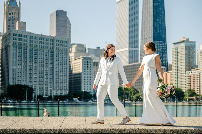 women's white tuxedo