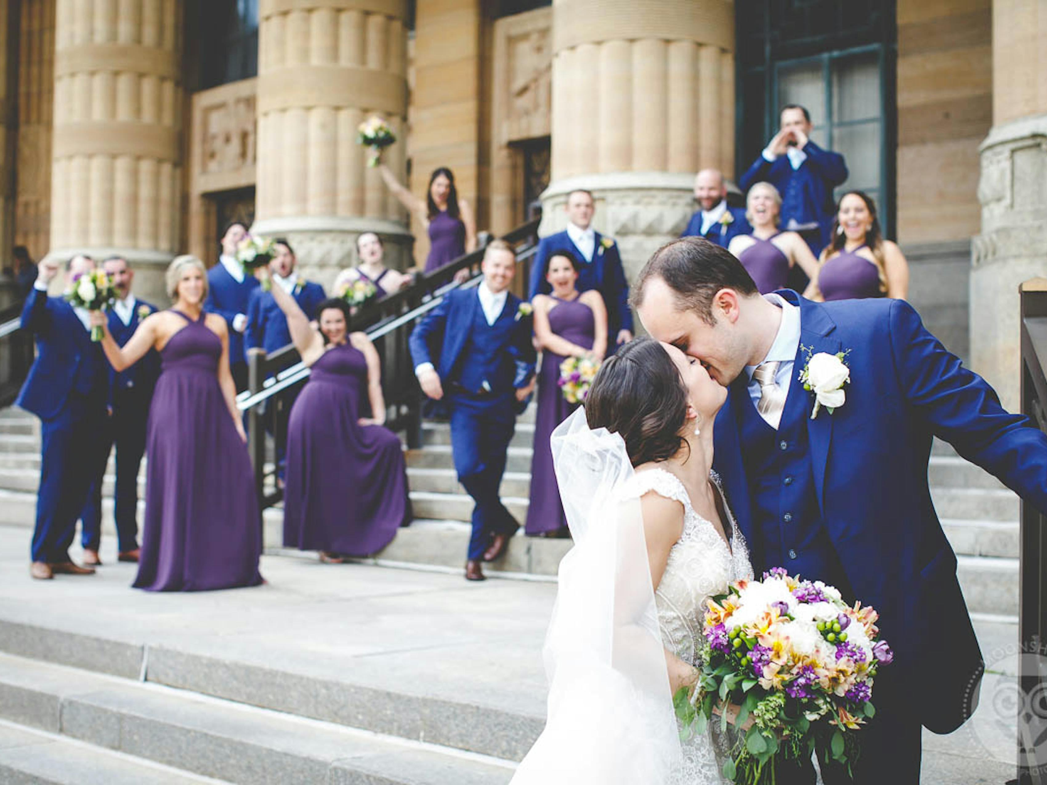 blue groom suits