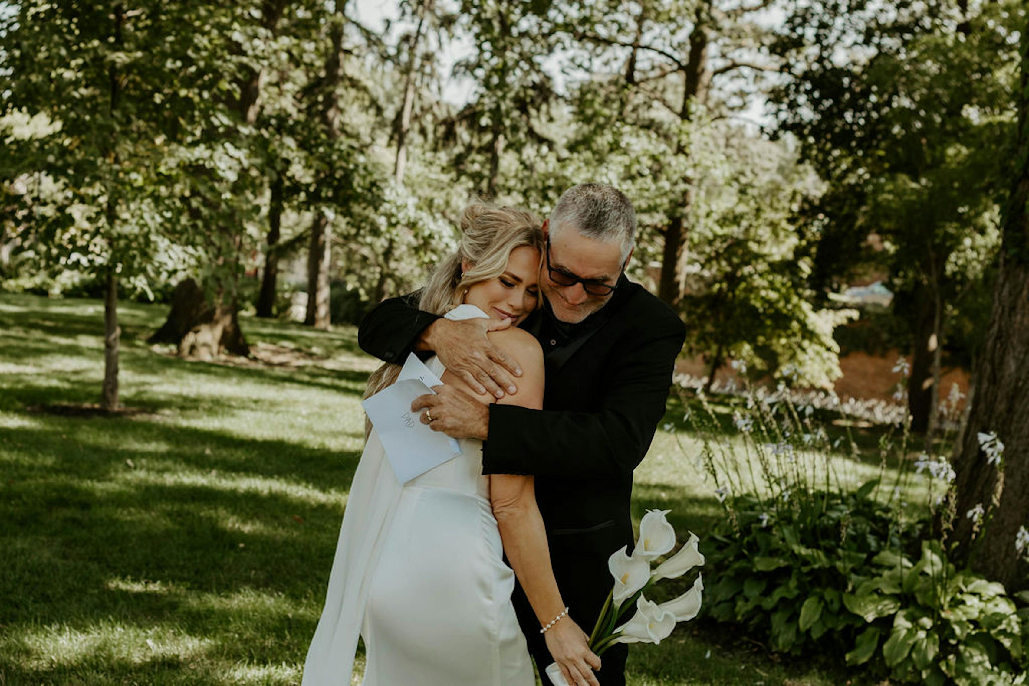 father of the bride first look