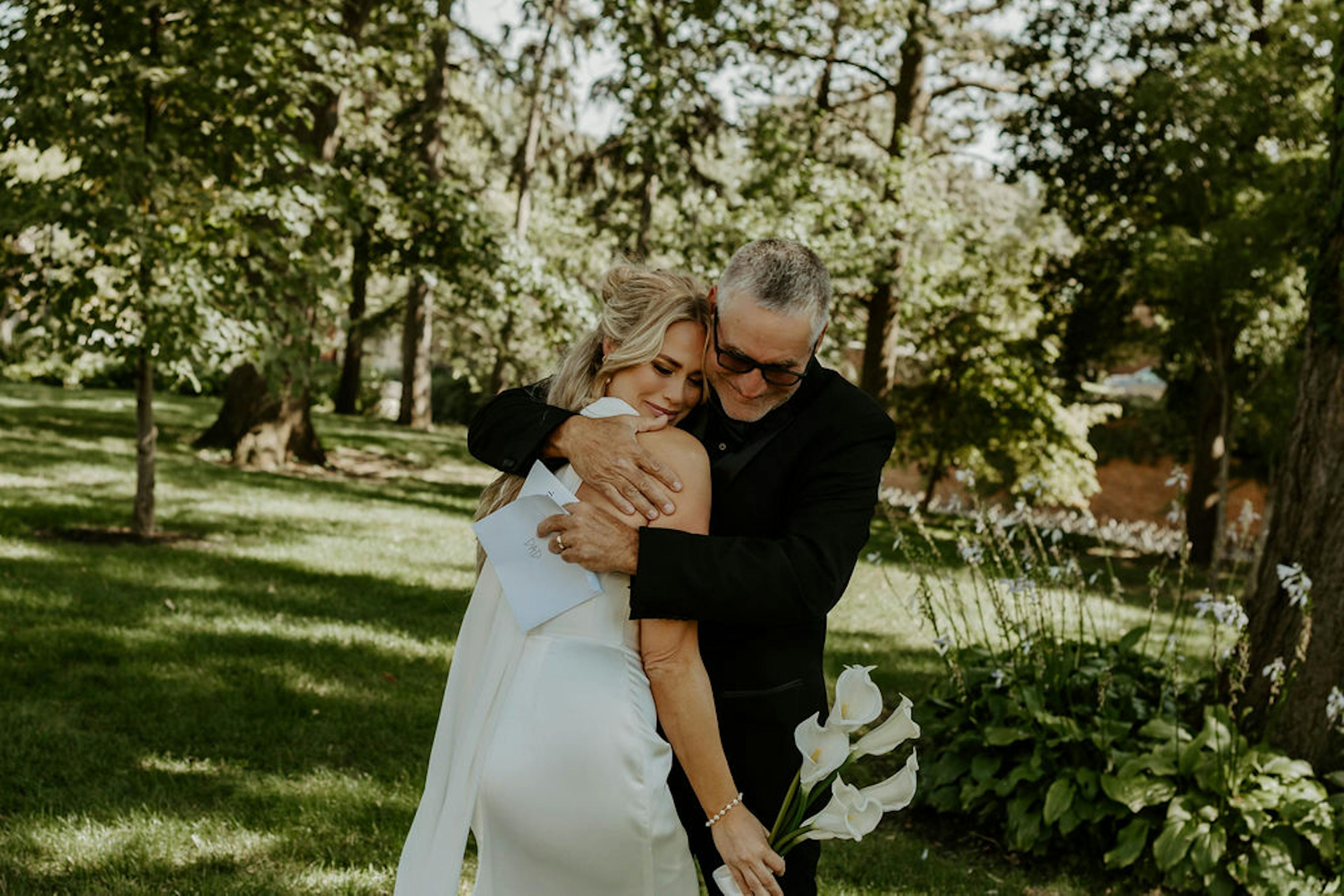 father of the bride first look
