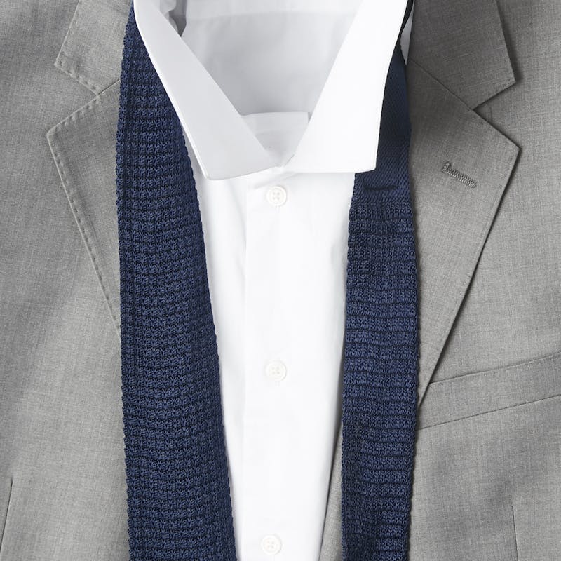 how to wear knit ties with your wedding attire for men