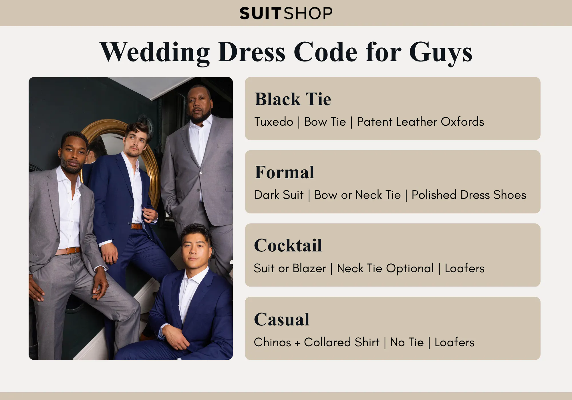 casual wedding dress code men A Guide to Casual Wedding Attire for Men  MENSWEARR.COM