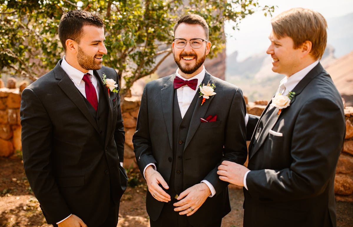 Groomsman and best men