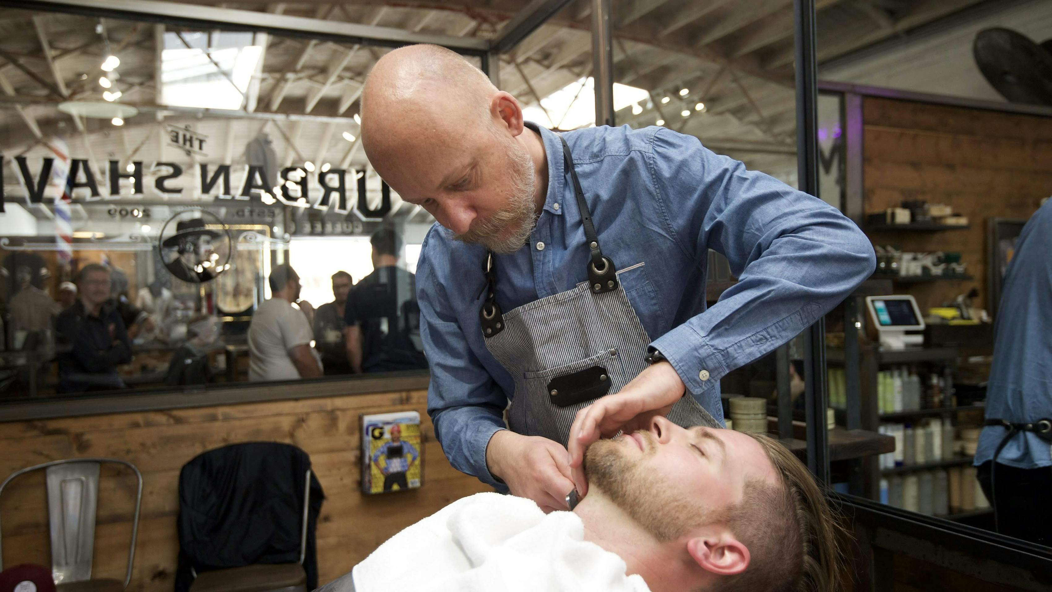 wedding day shave