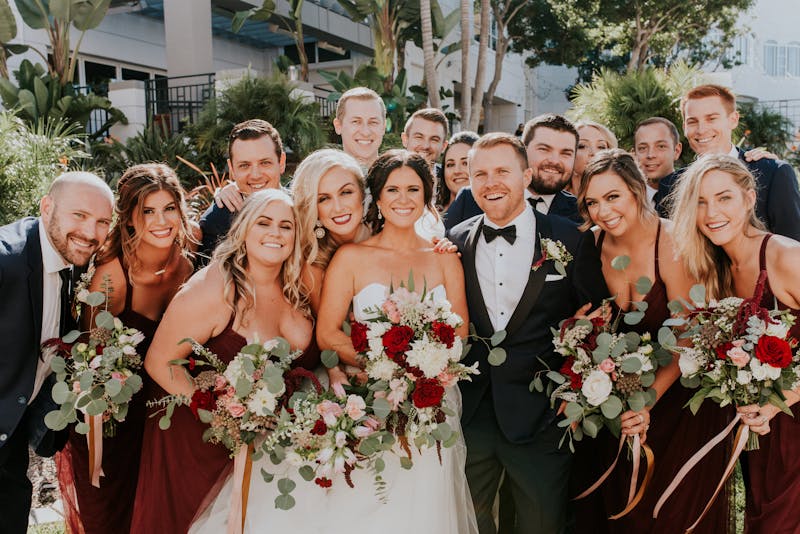 navy blue tuxedo wedding attire