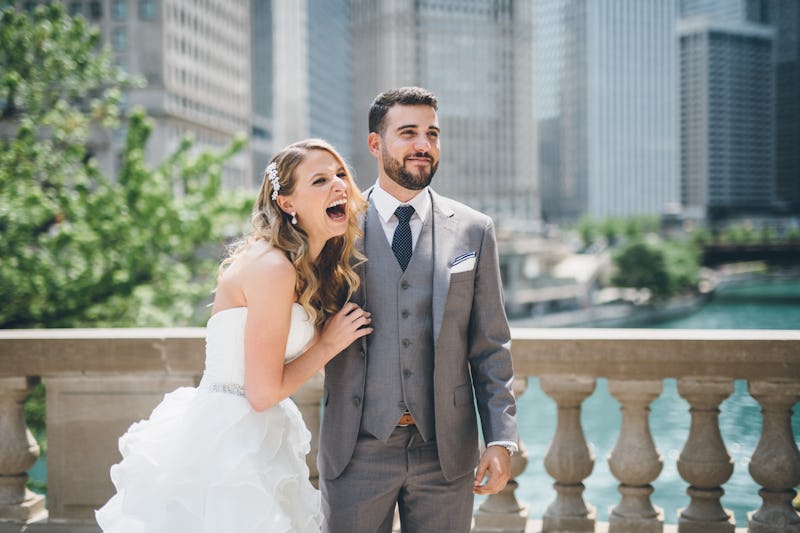 gray suit