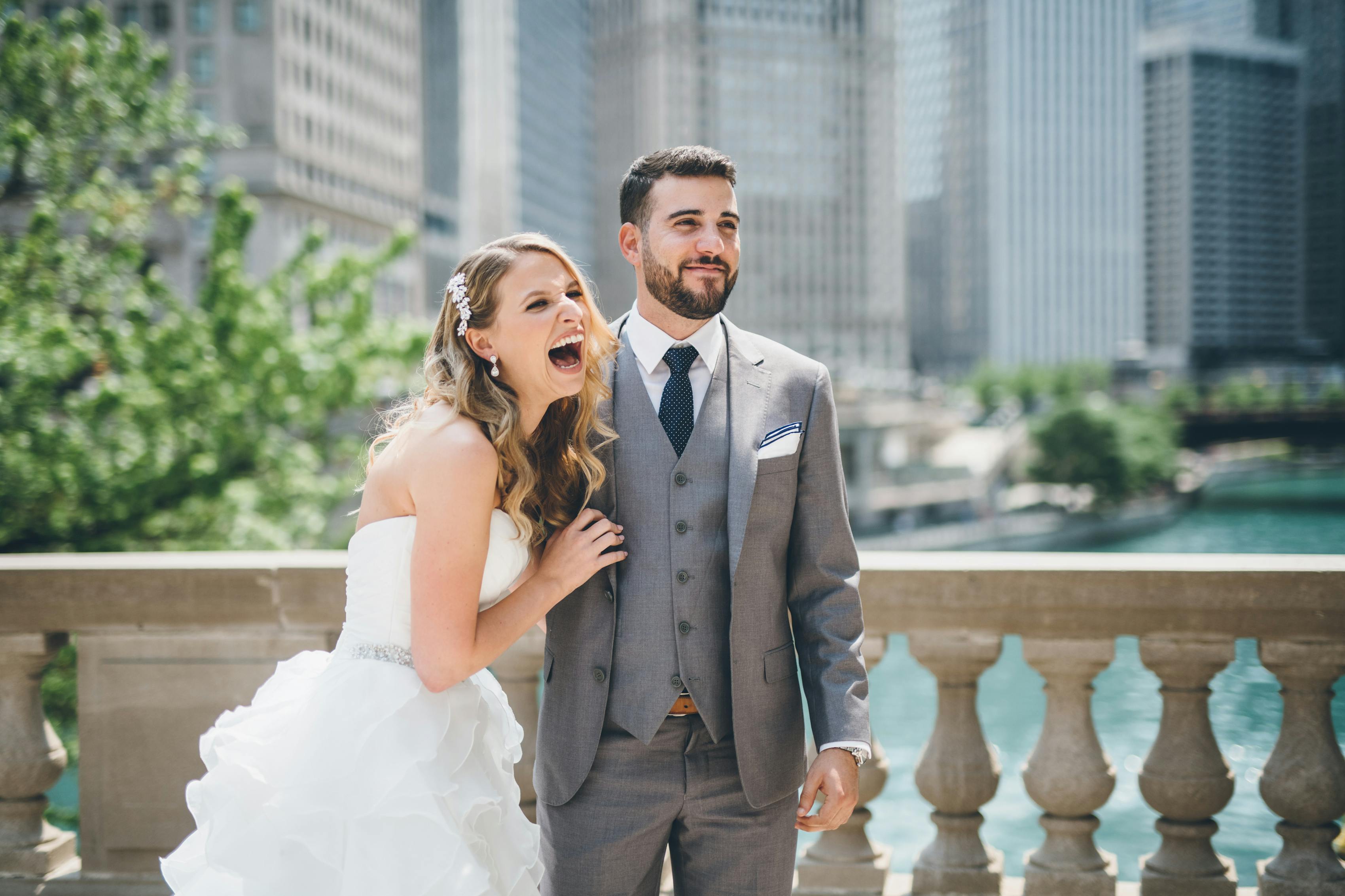gray suit