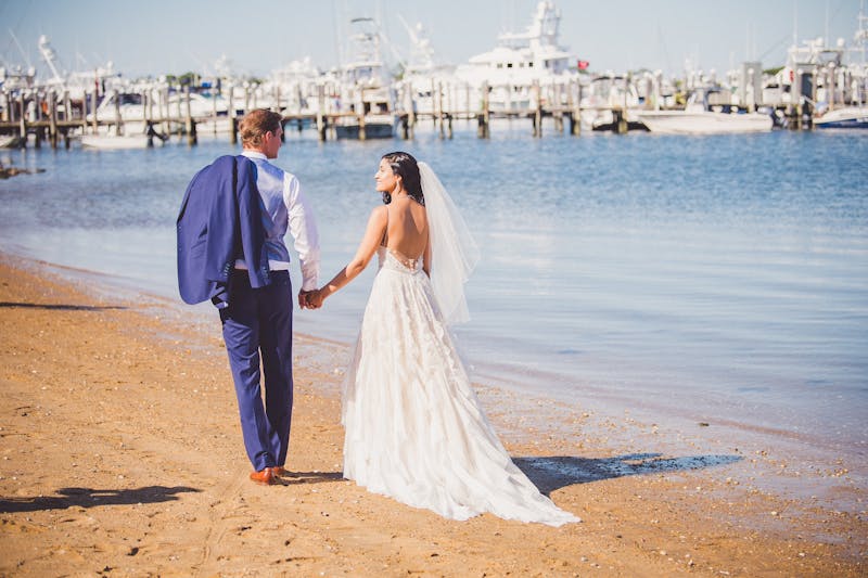 Real Weddings_Brad and Rica_Blue Groom Suit