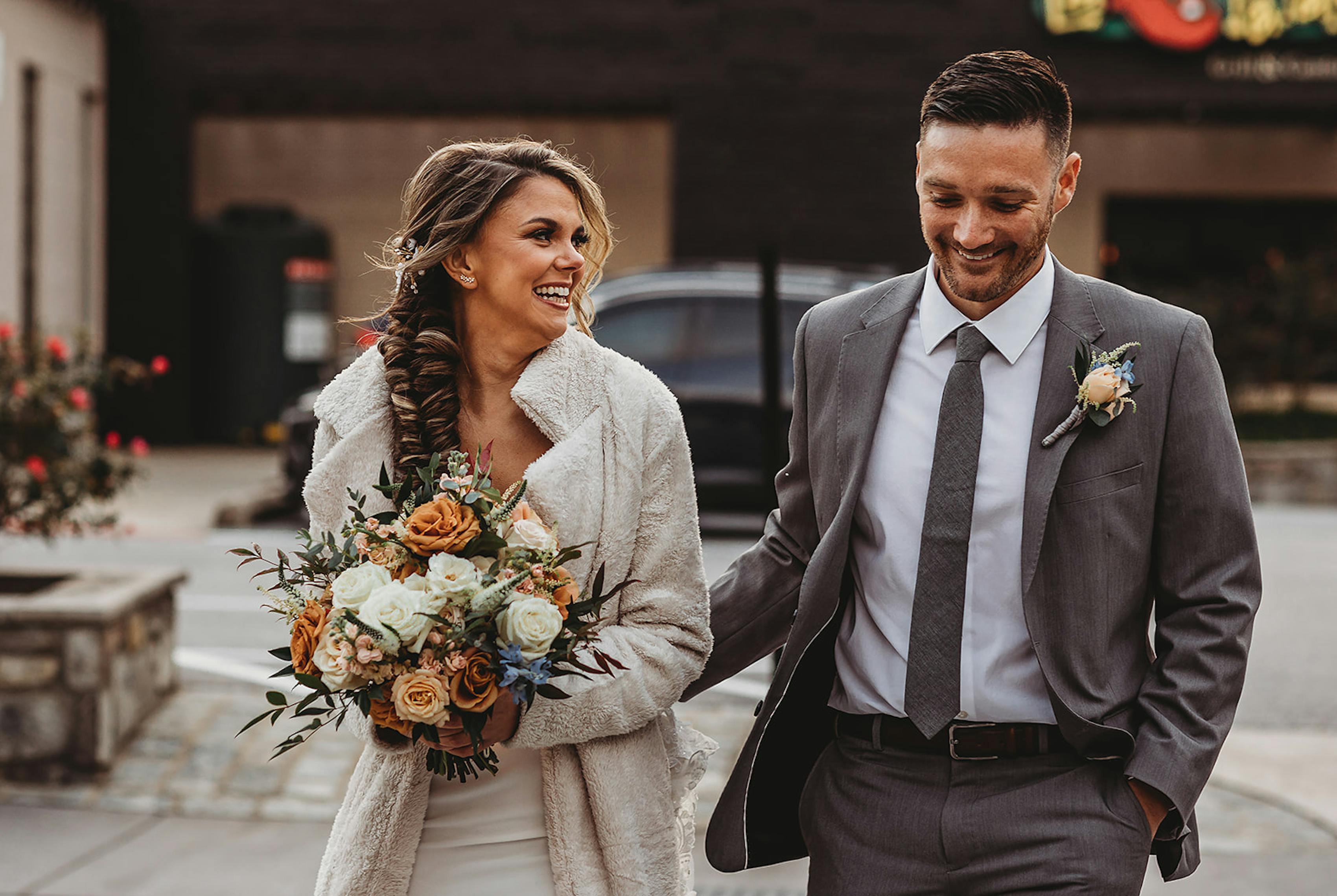gray suits for grooms