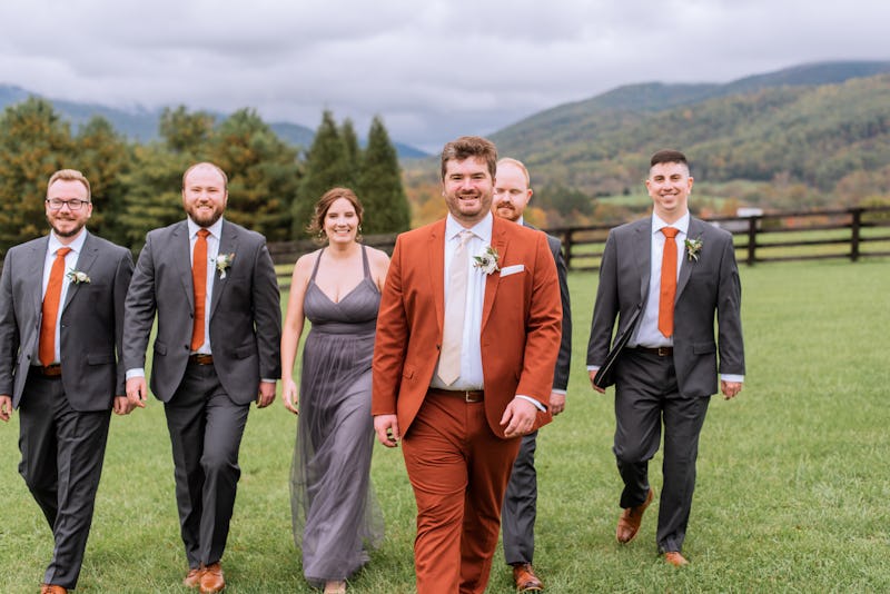 bold groom looks for wedding