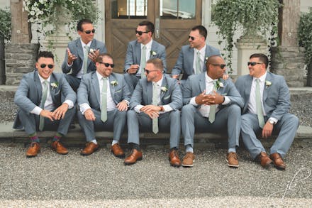 What Suit Color Matches Your Bridesmaids | SuitShop
