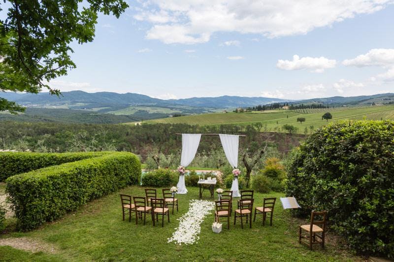 rustic italian wedding