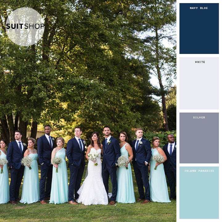 aqua blue color palette