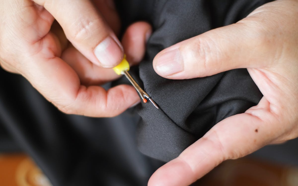 Embroidery Back: Removing and Repairing a Slip Knot
