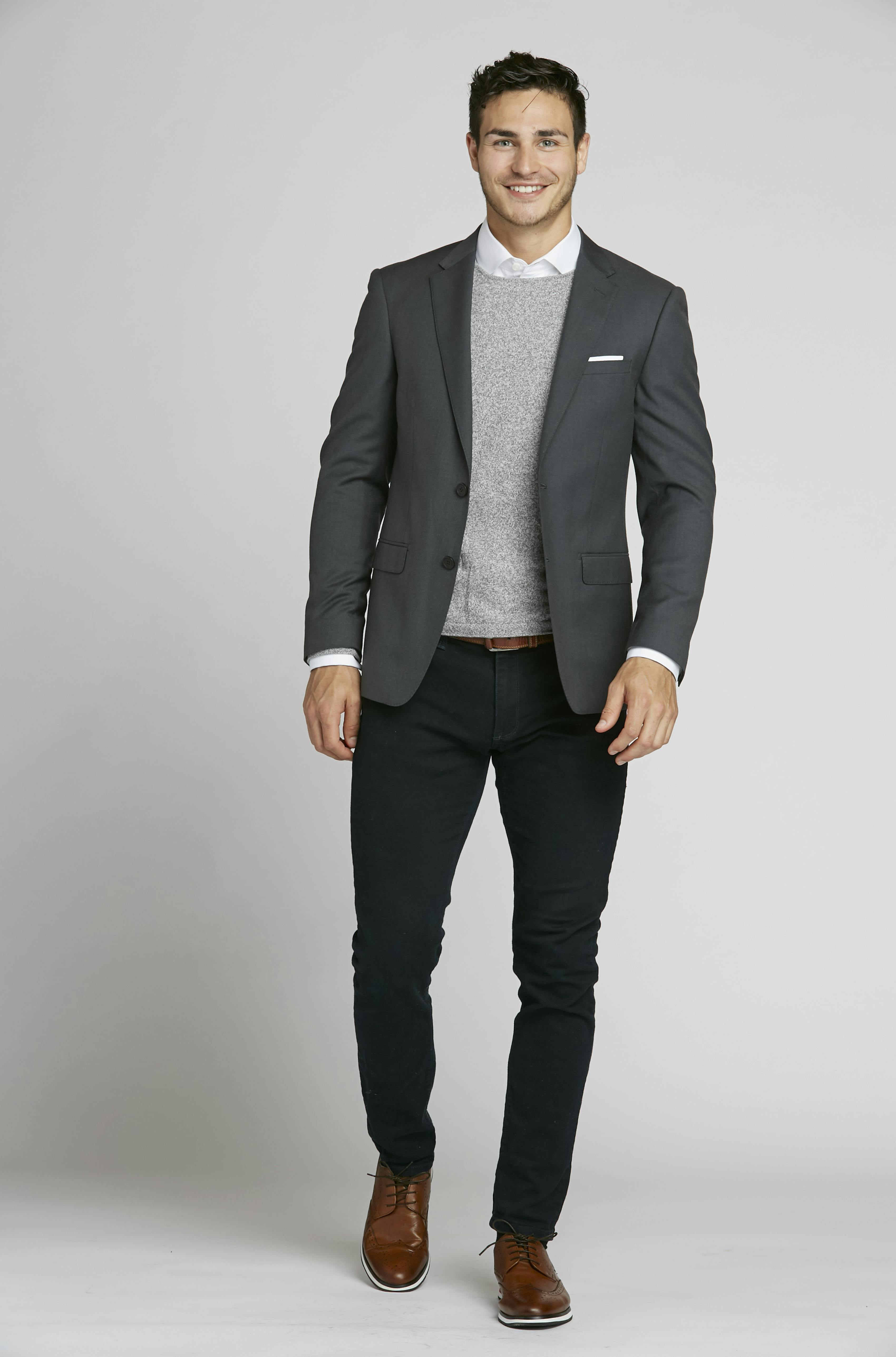professional blazers with jeans