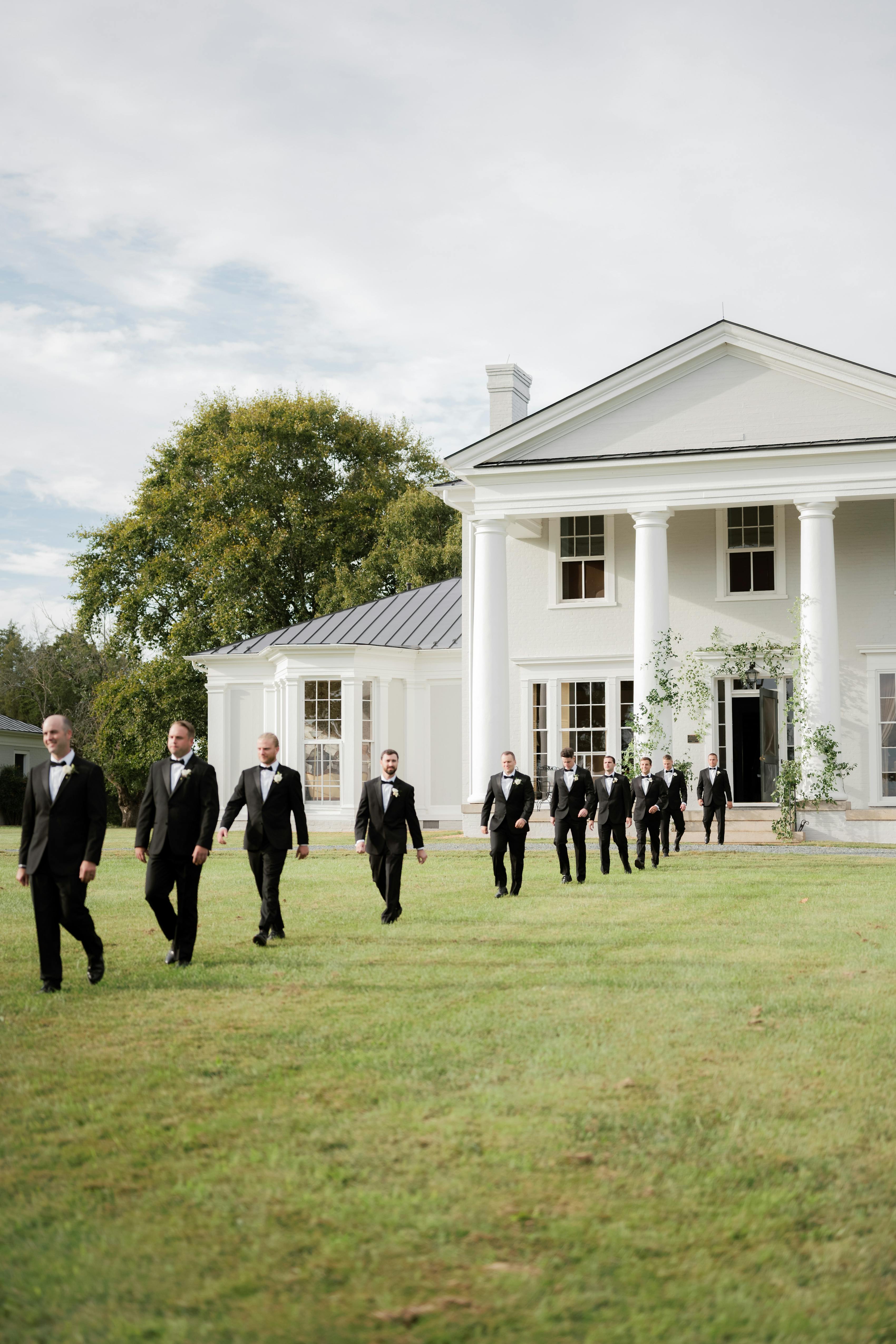groomsmen procession