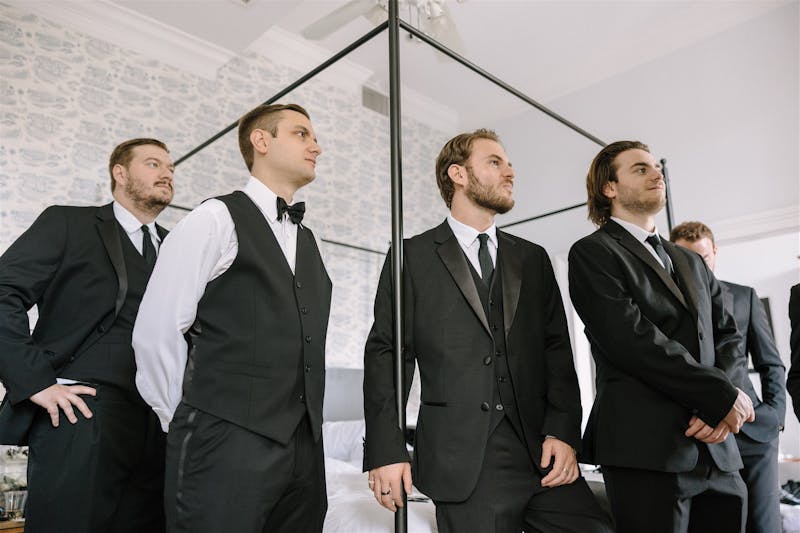 groomsmen tuxedo vests