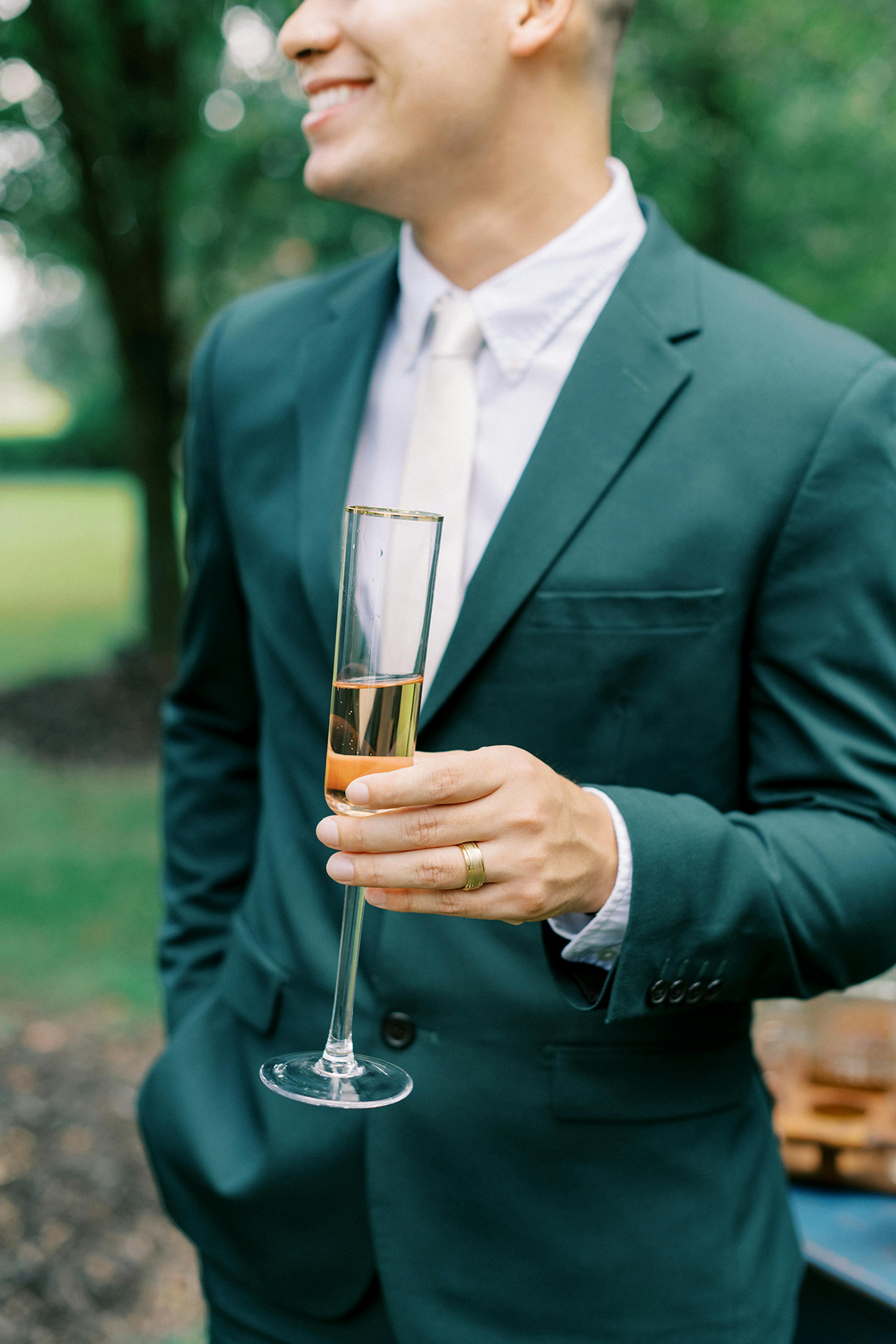 dark green wedding suits for men