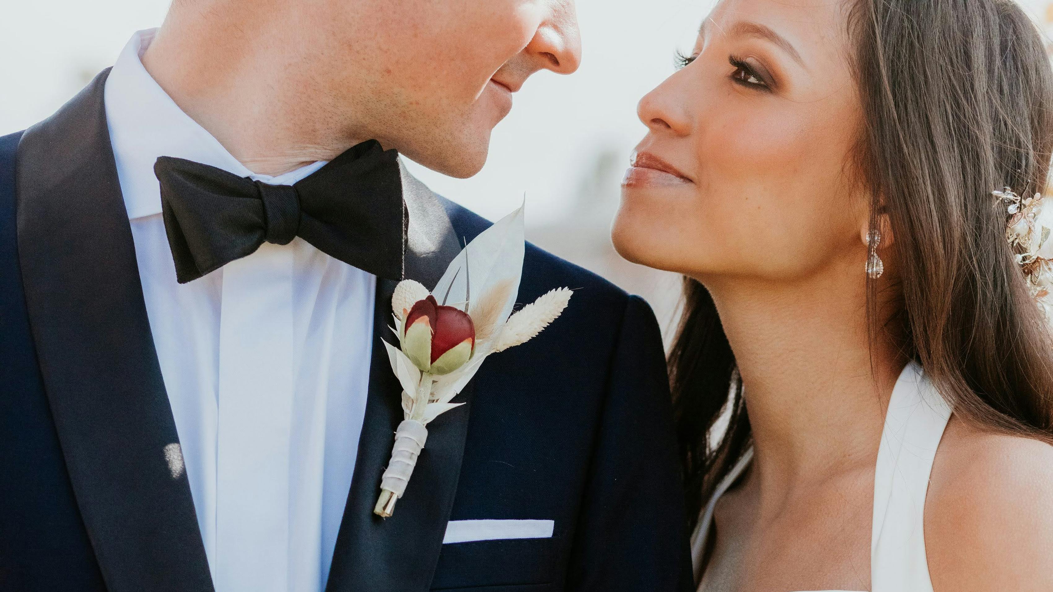 boutonniere on shawl lapel