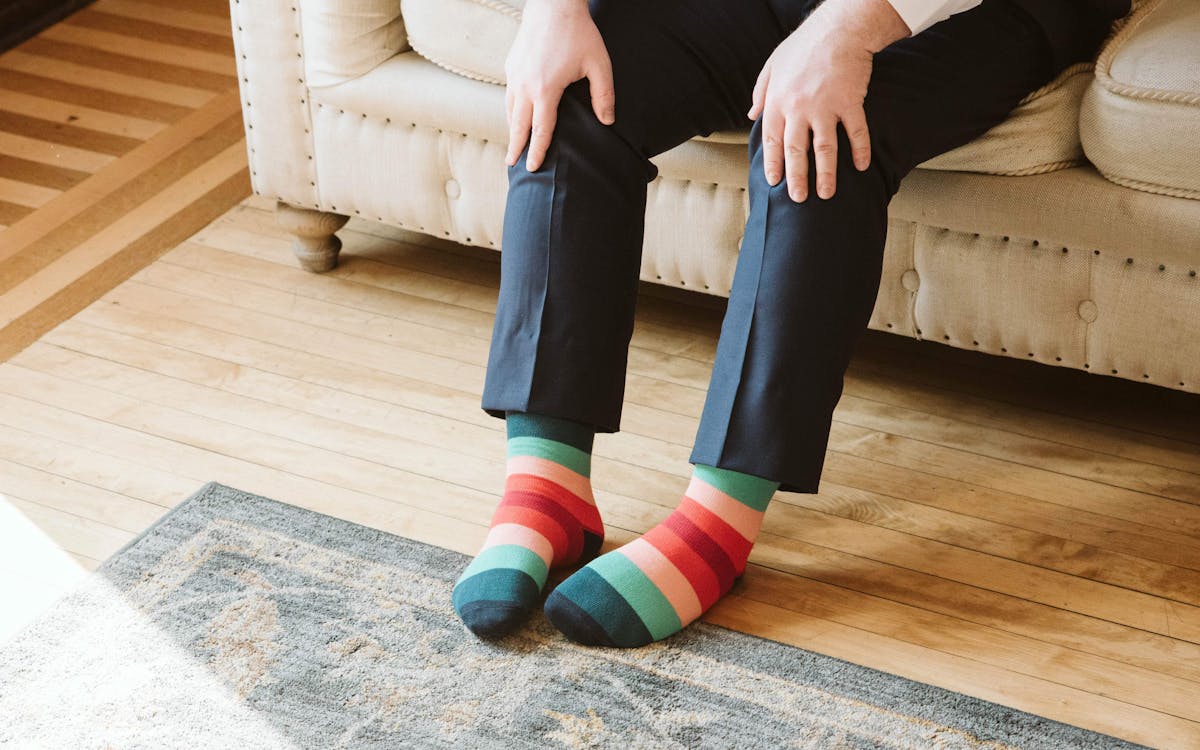 pride wedding socks