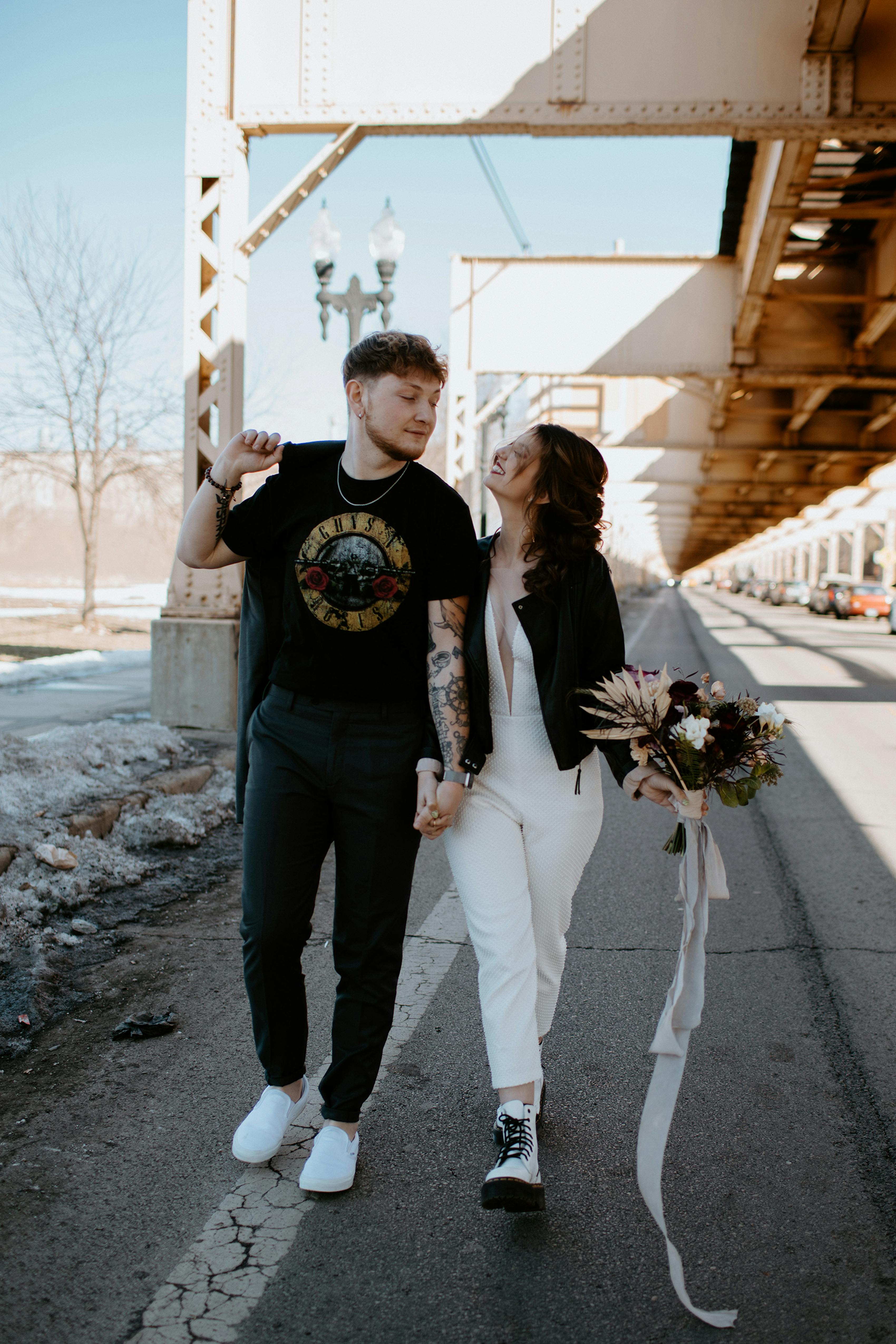 t-shirt and suit style