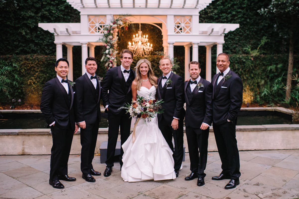 black tie groom attire