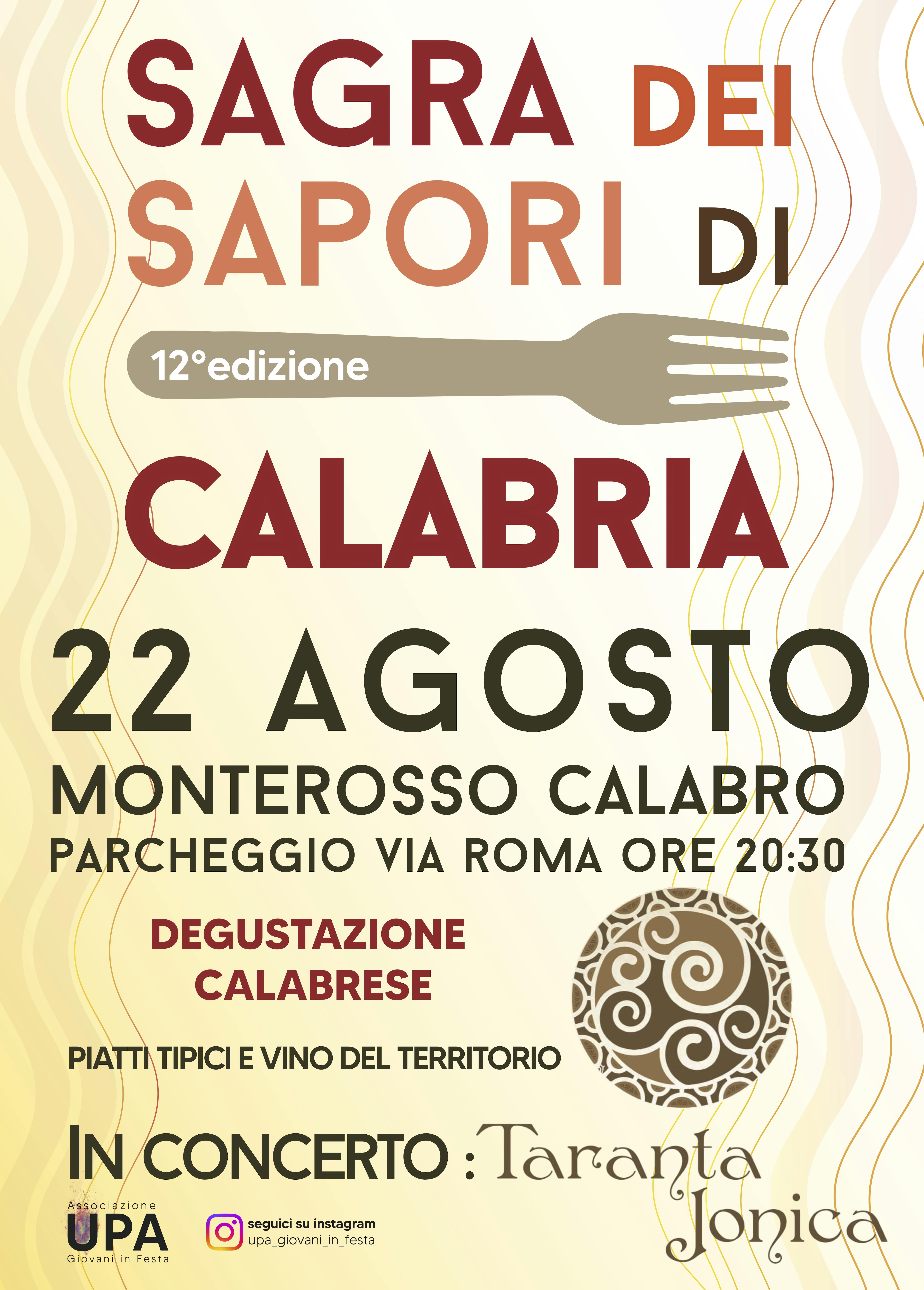 12th Festival of Calabrian Flavors in Monterosso