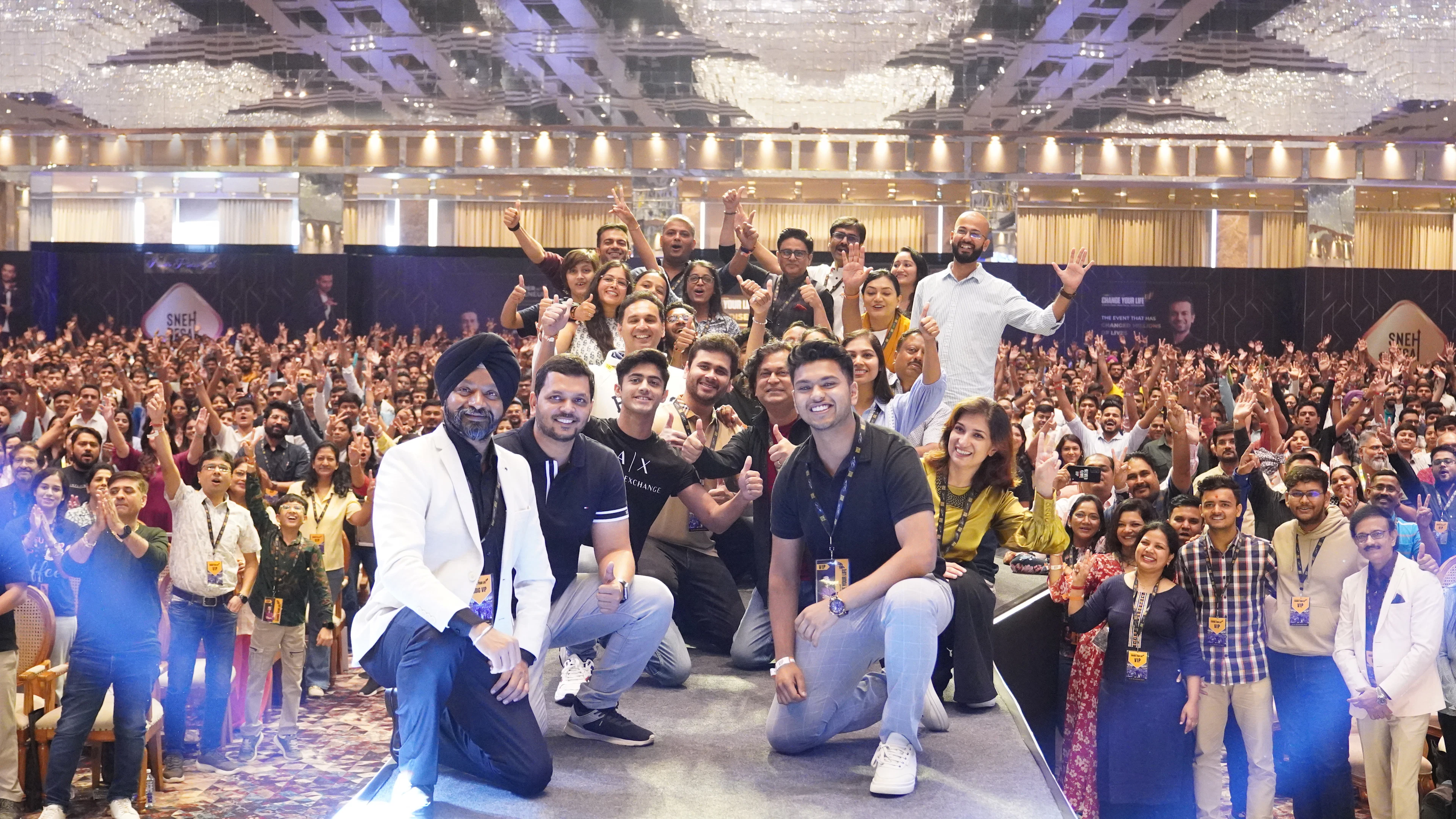 Sundeep Kochar sharing stage with Motivational Speaker Sneh Desai
