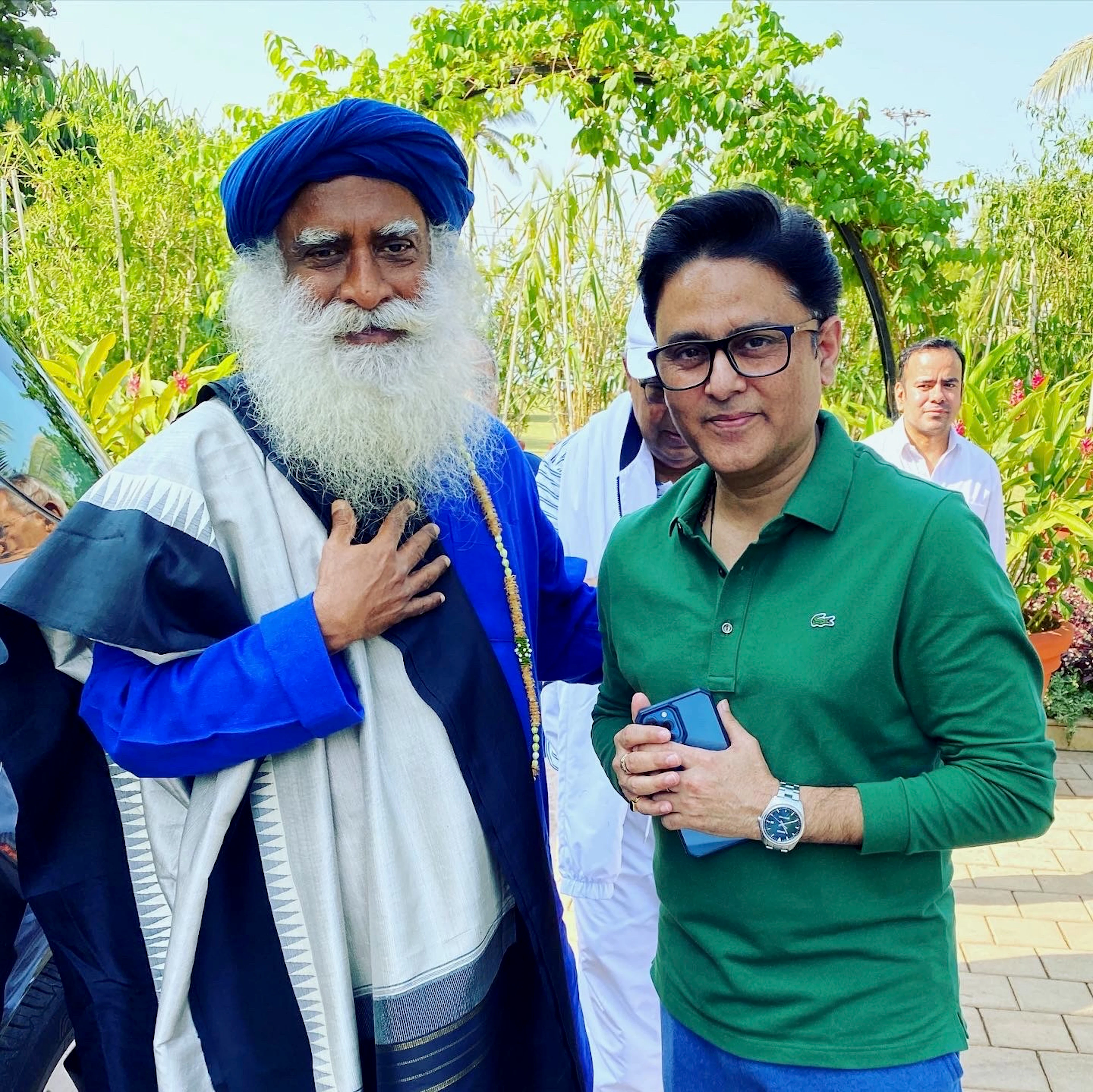 Sundeep Kochar with Sadhguru