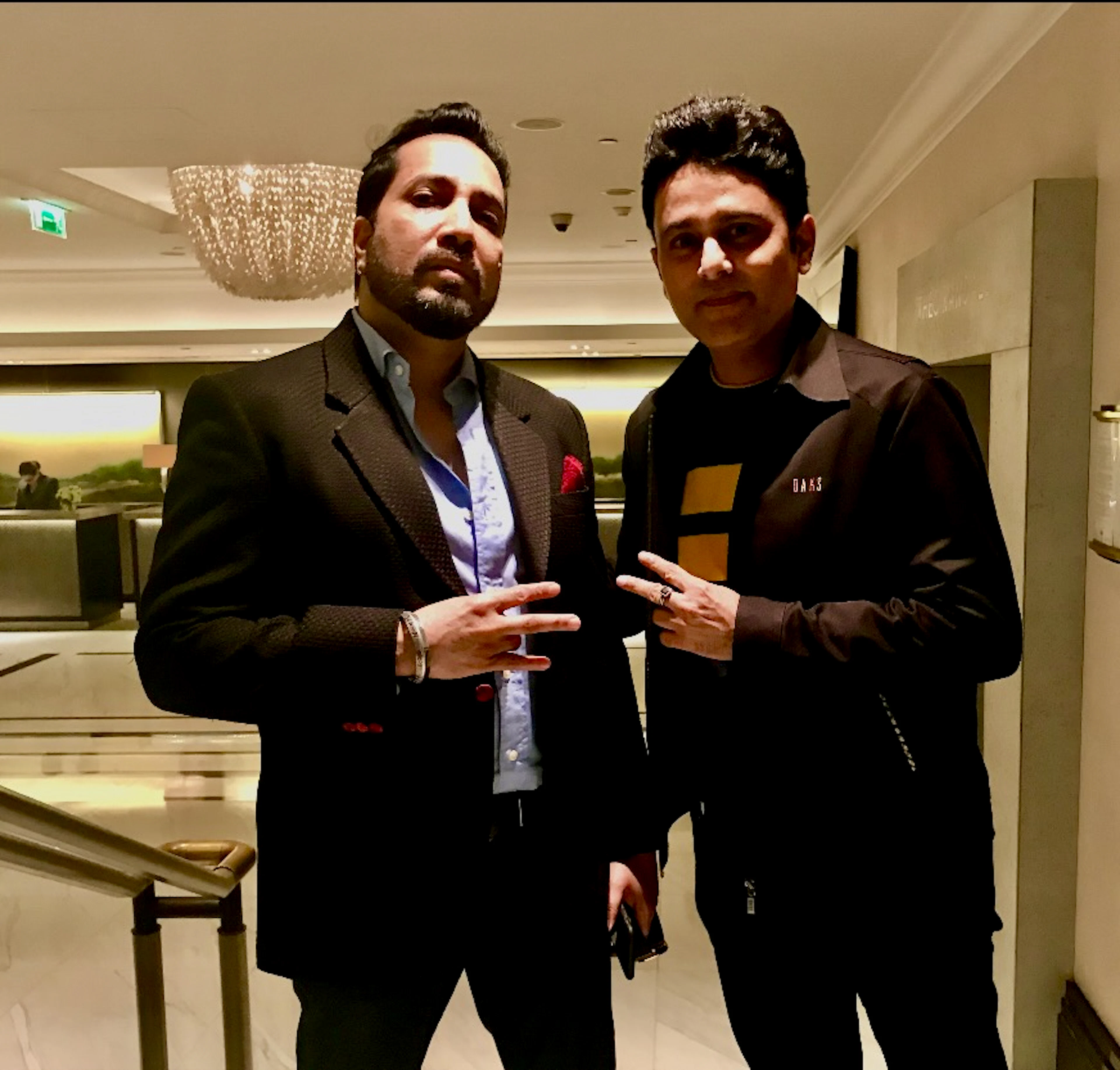 Sundeep Kochar with Mika Singh