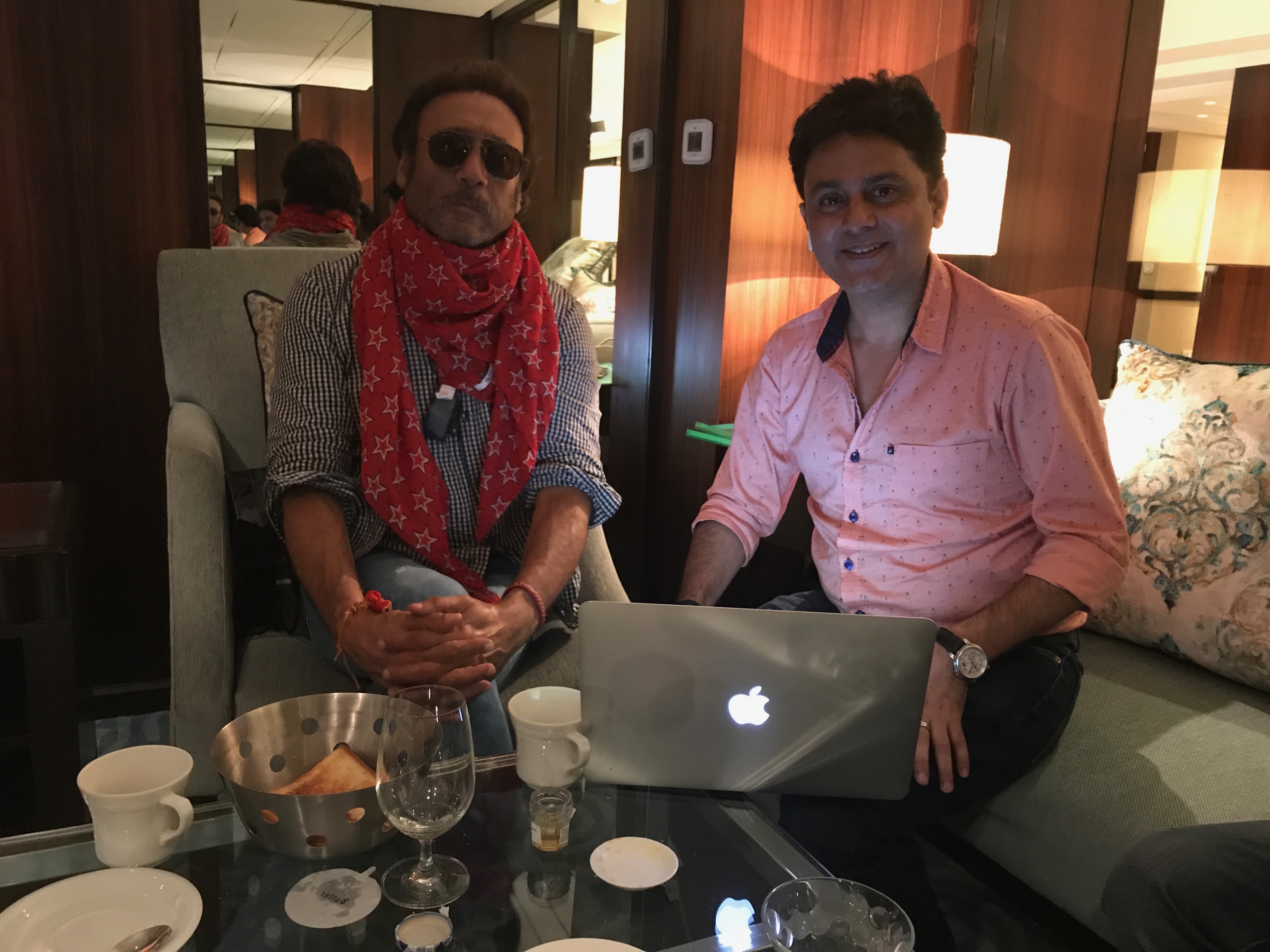 Jackie Shroff and Celebrity Astrologer Sundeep Kochar.