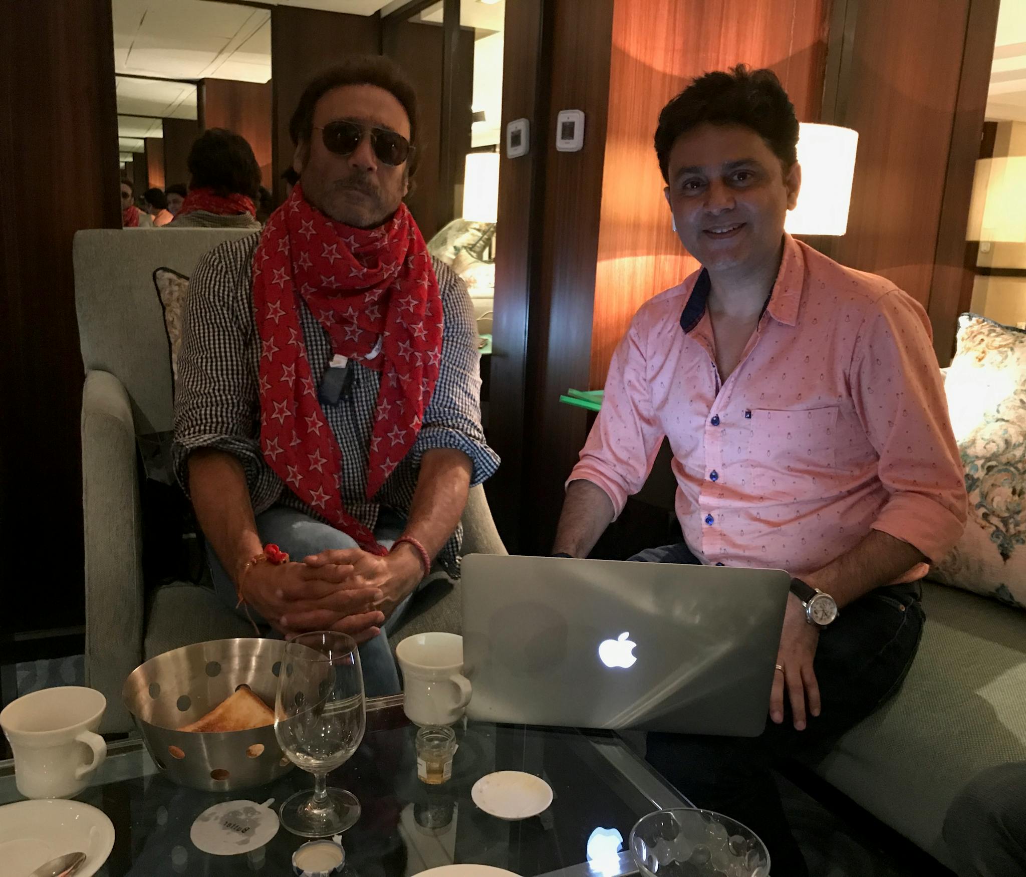 Jackie Shroff and Celebrity Astrologer Dr. Sundeep Kochar.